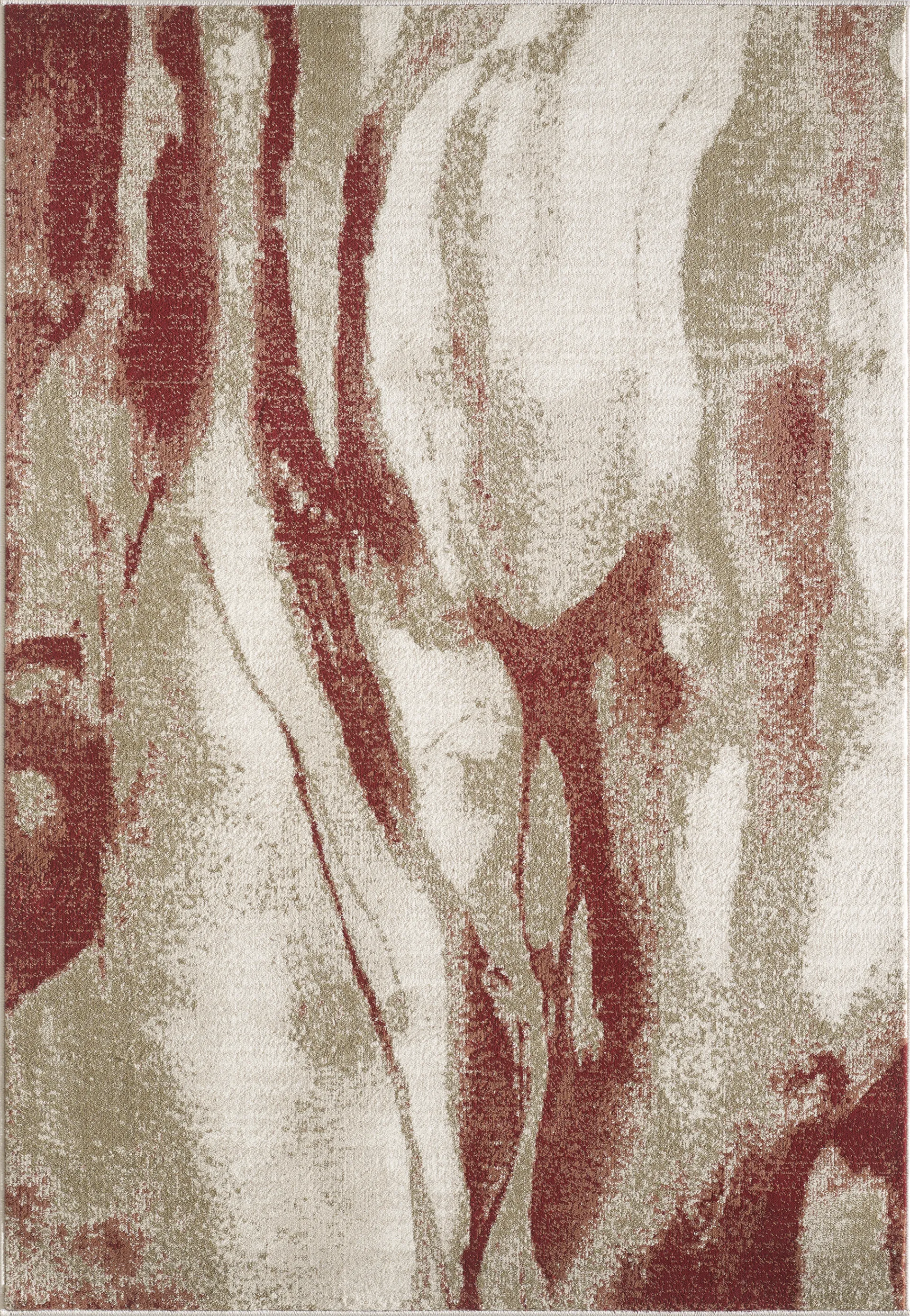 Maidrose Ivory/Brown 5'3 x 7'7 Rug - Image 1
