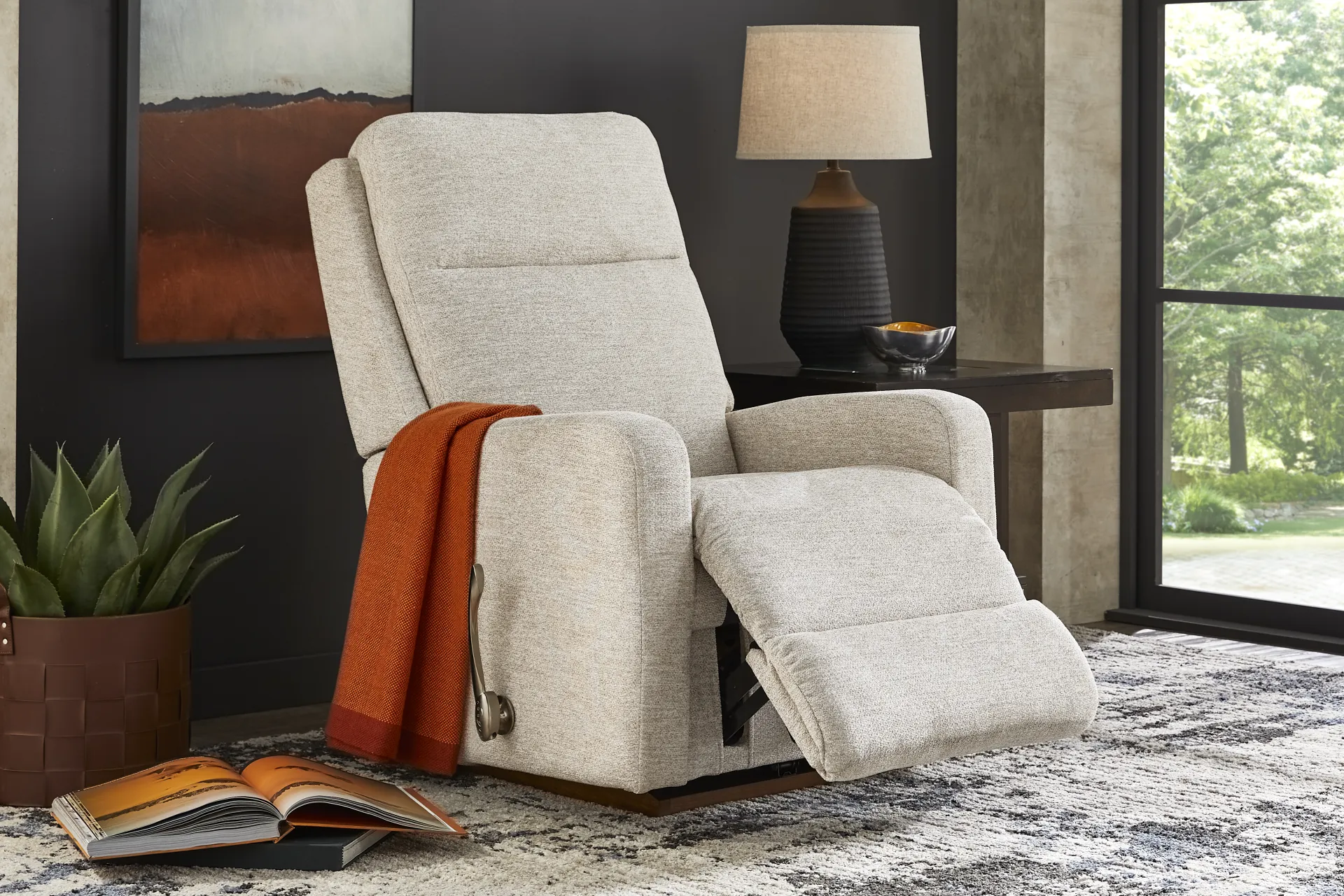 La-Z-Boy Finley I Oyster Rocker Recliner - Image 9
