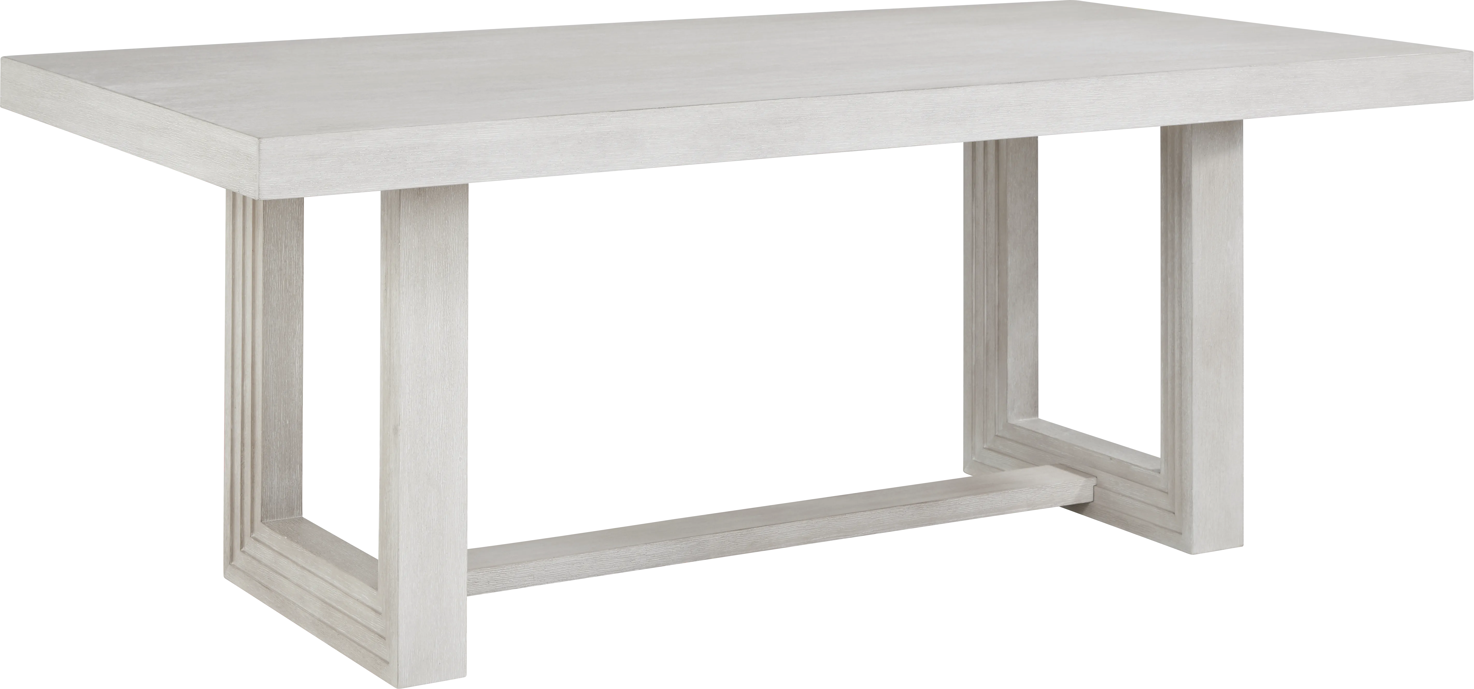 Royal Park Ivory 5 Pc Dining Room with Blue Upholstered Chairs - Thumbnail - Image 2