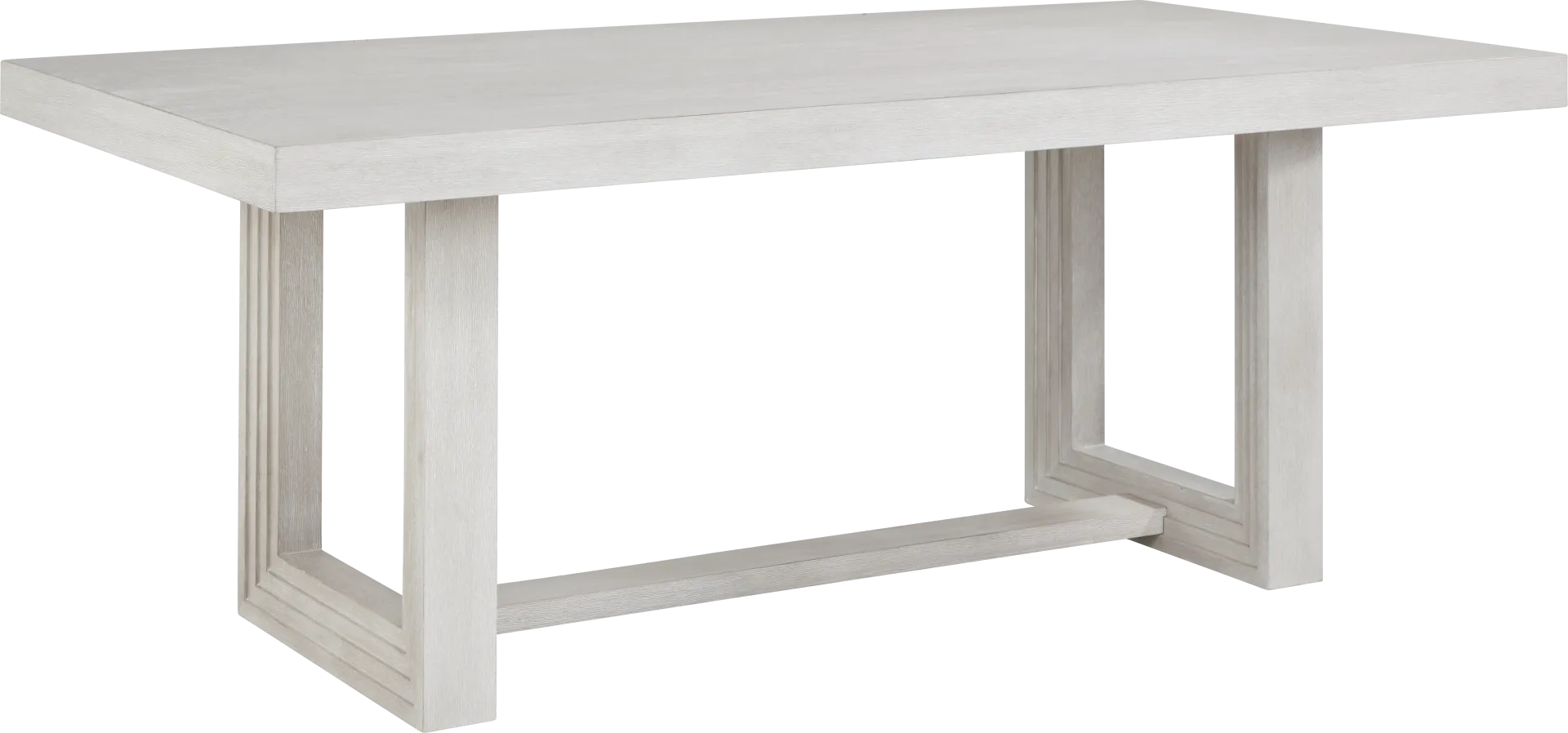 Royal Park Ivory 5 Pc Dining Room with Blue Upholstered Chairs - Image 2