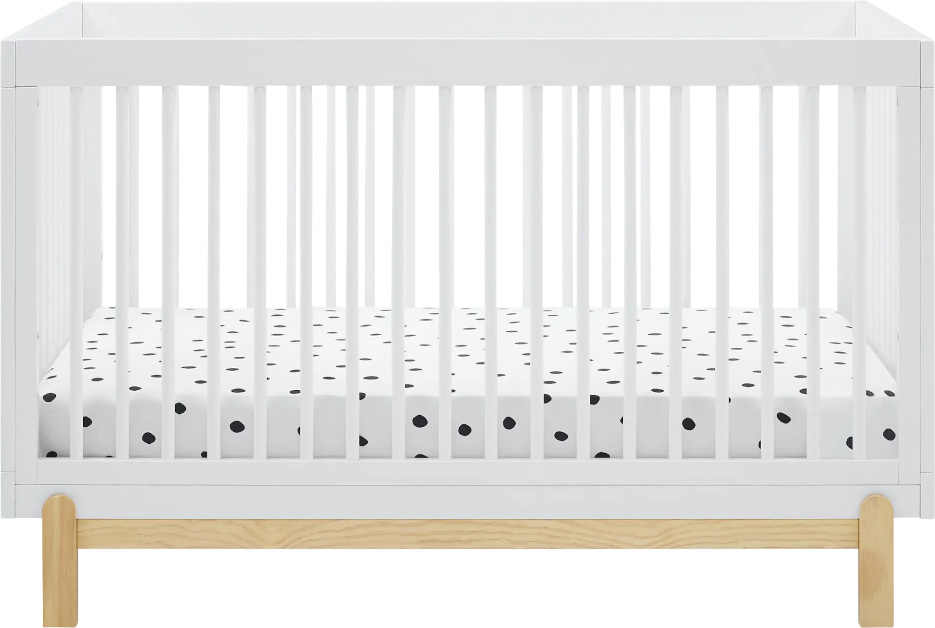 Kids Aadi White Convertible Crib