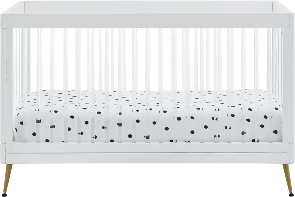 Kids Amarine White Convertible Crib