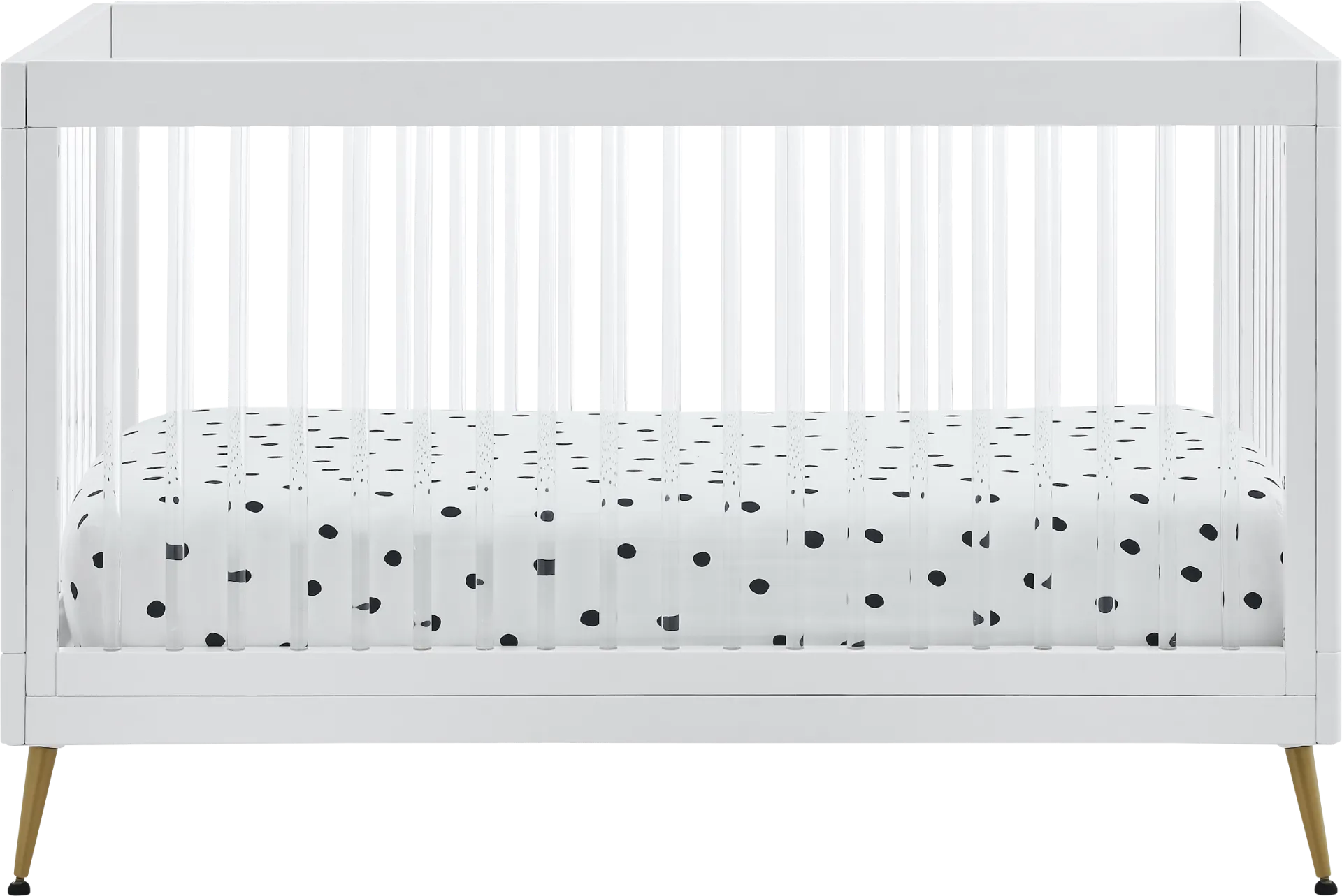 Kids Amarine White Convertible Crib - Image 1