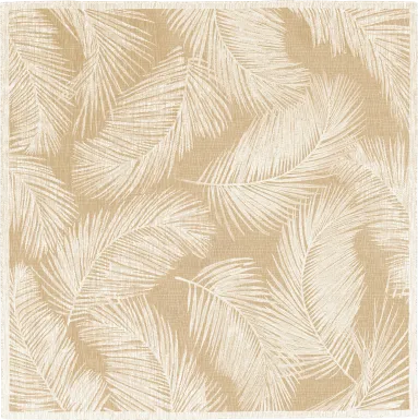 Seaside Winds Sand 7'10 Square Indoor/Outdoor Rug