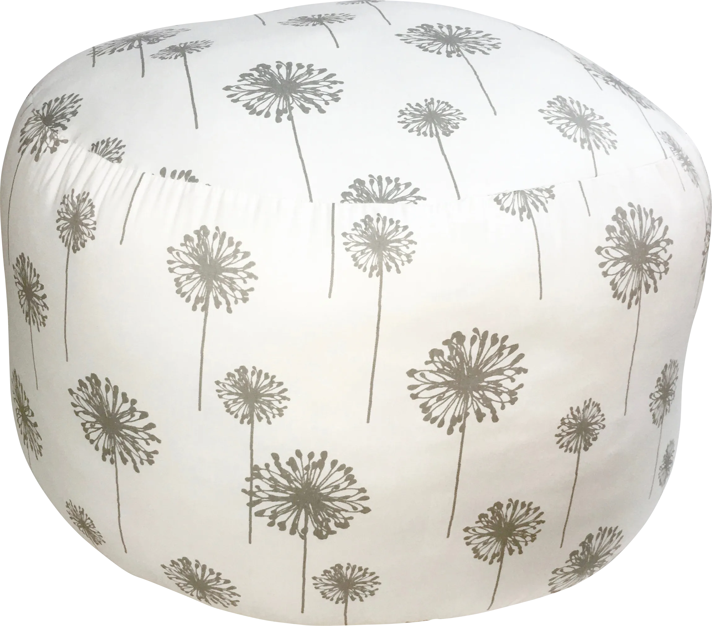 Kids Dellwater White Gray Poufette - Thumbnail - Image 1