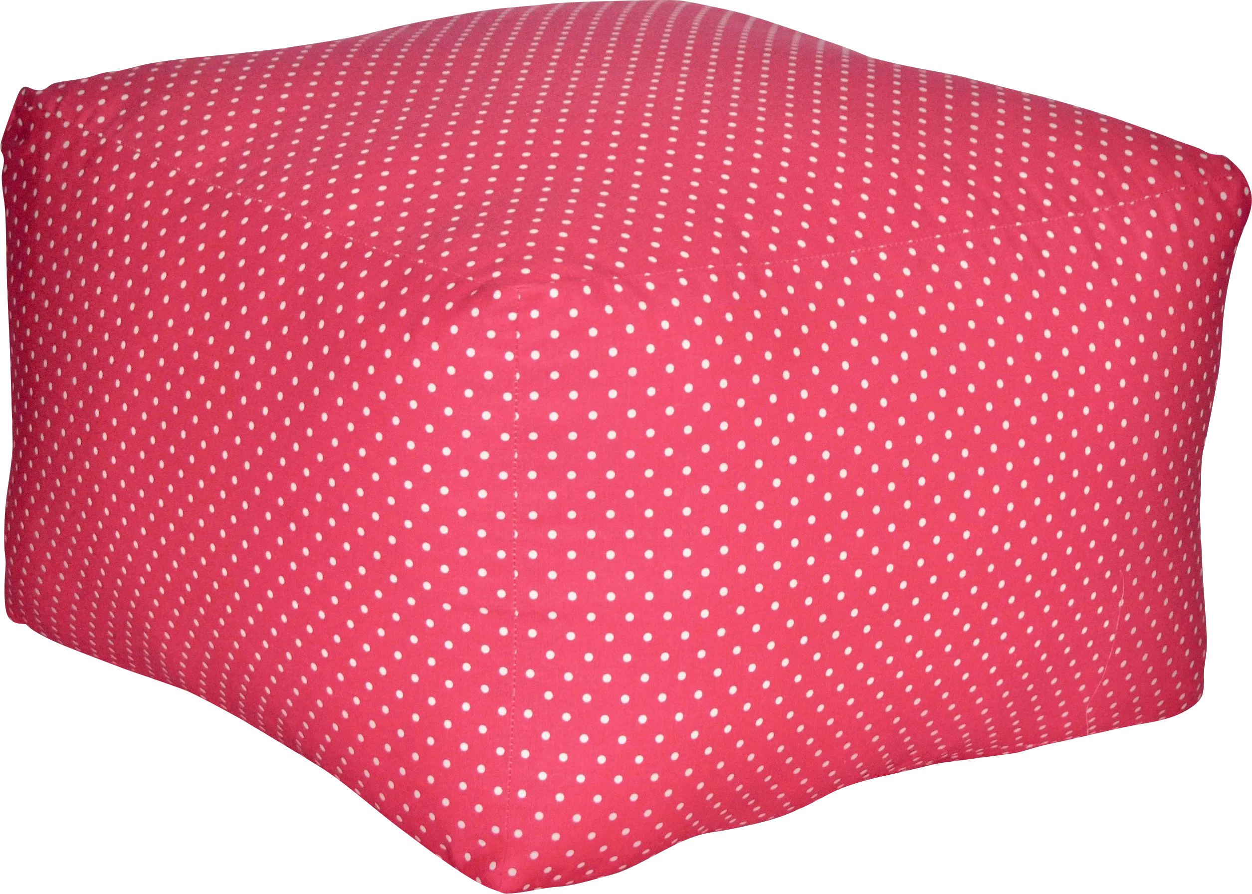Kids Kikka Pink Square Poufette - Thumbnail - Image 1