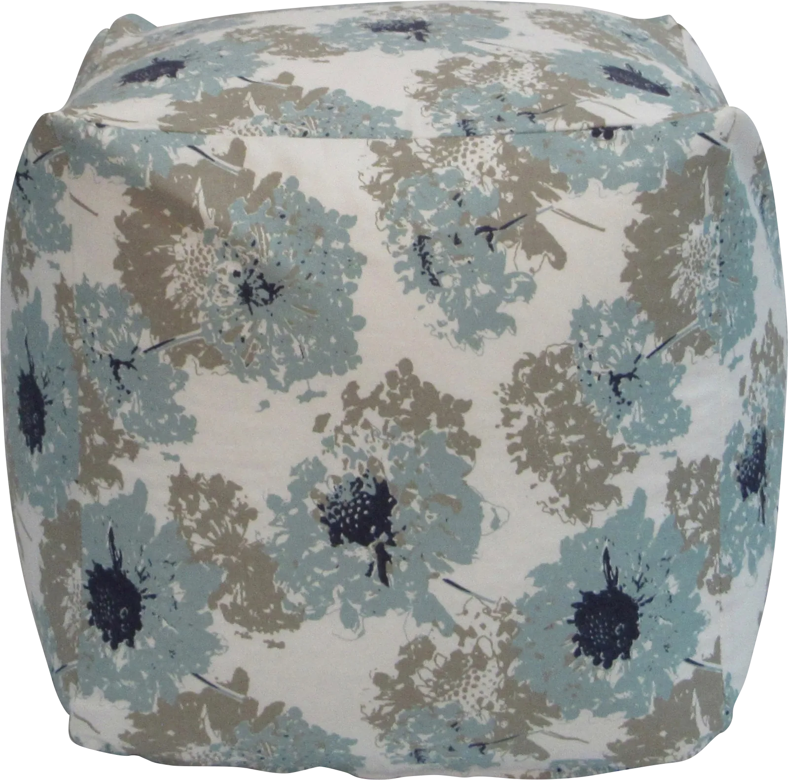 Kids Adalwolfa White Blue Small Poufette - Thumbnail - Image 1