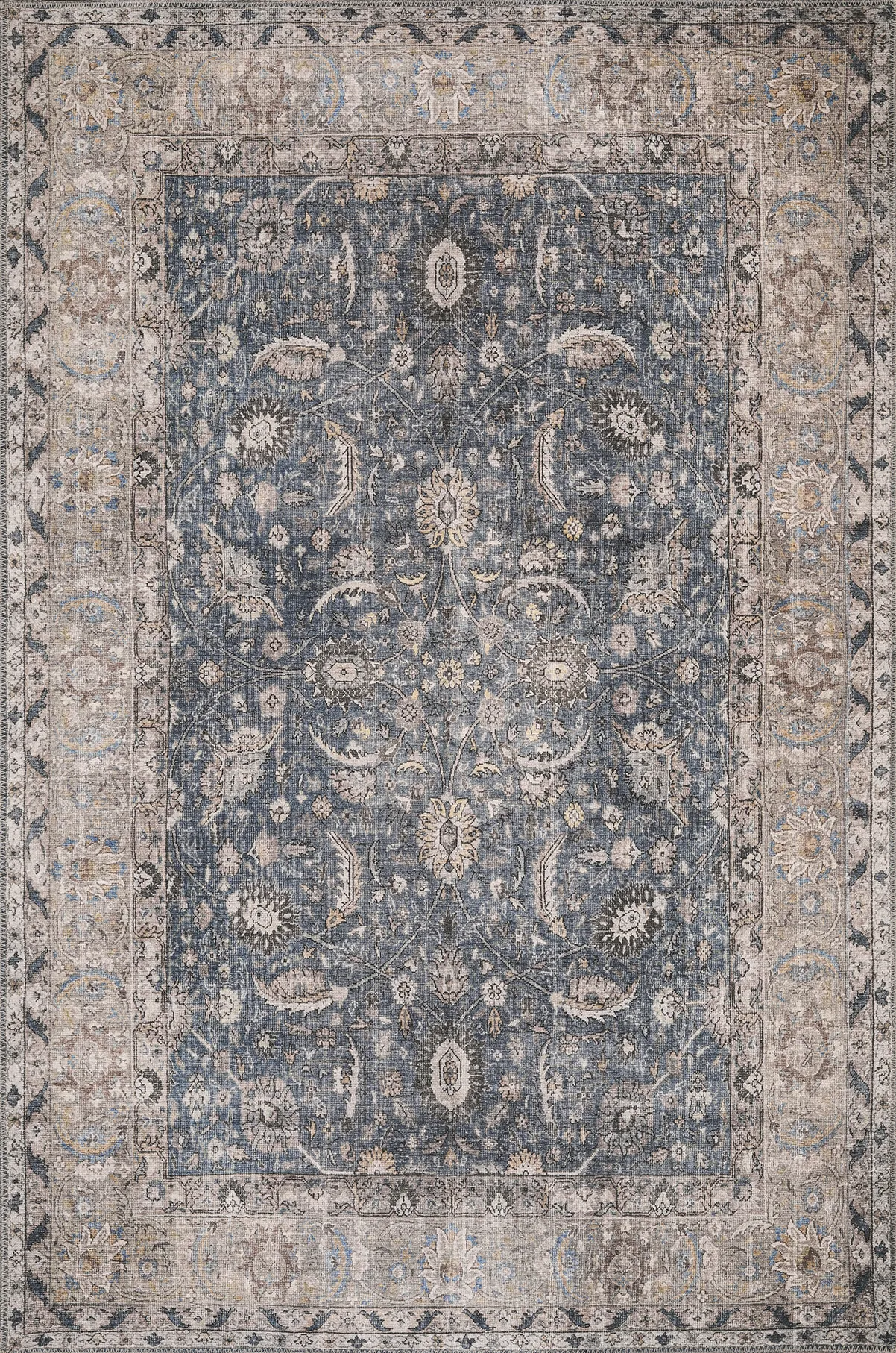 Ativer Blue 7'6 x 9'6 Rug - Image 1