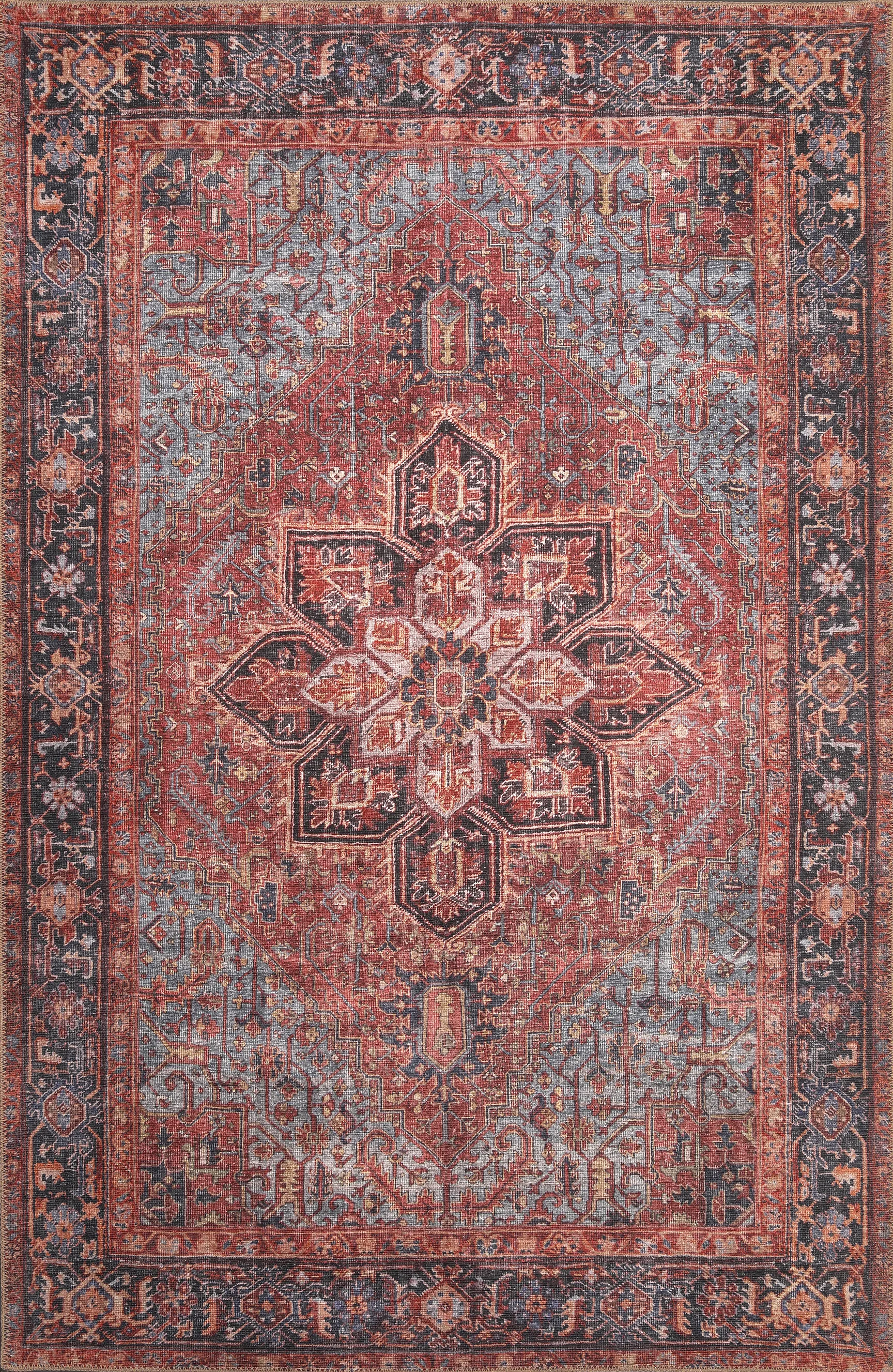 Mulvista Red 5' x 7'6 Rug - Image 1
