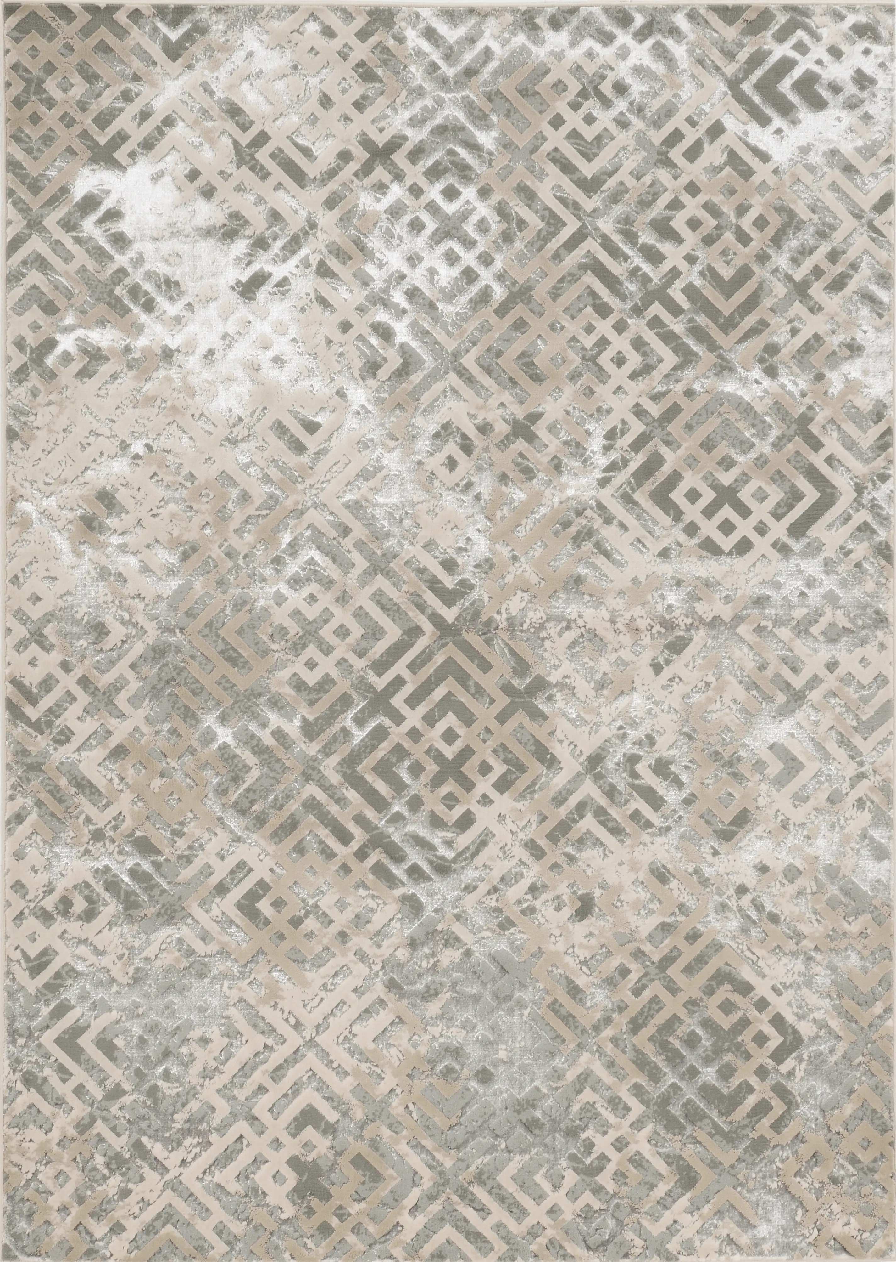 Faldosa Sand/Silver 7'10 x 10'10 Rug - Thumbnail - Image 1