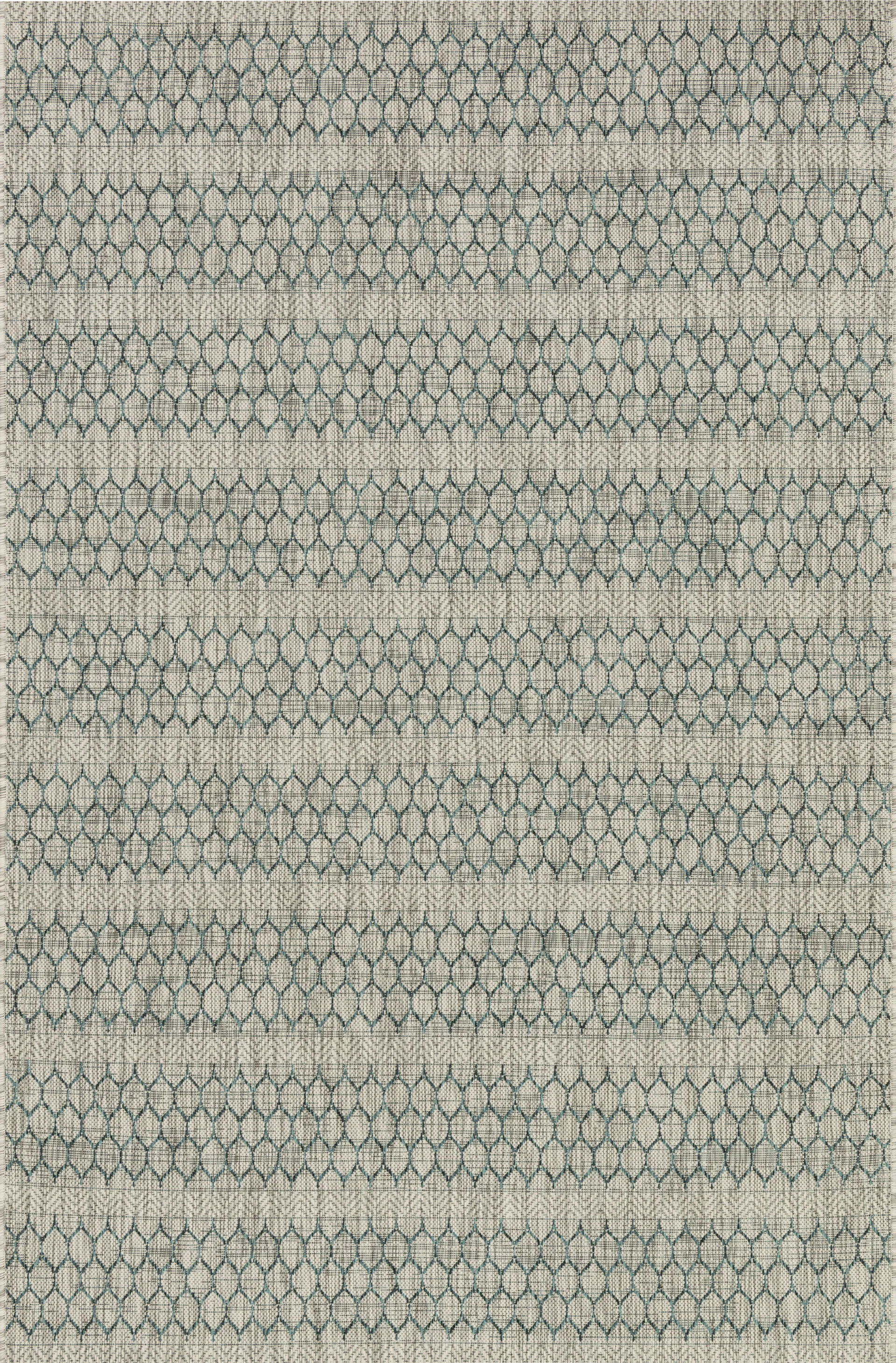 Grand Isle Gray 5'3 x 7'7 Indoor/Outdoor Rug - Image 1