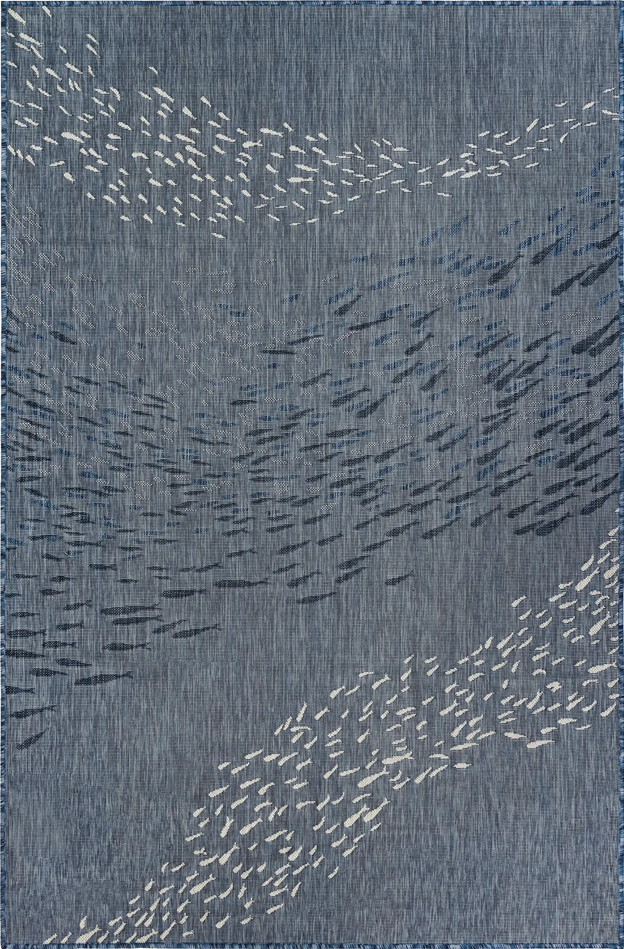 Tropical Adventures Navy 4'10 x 7'6 Indoor/Outdoor Rug