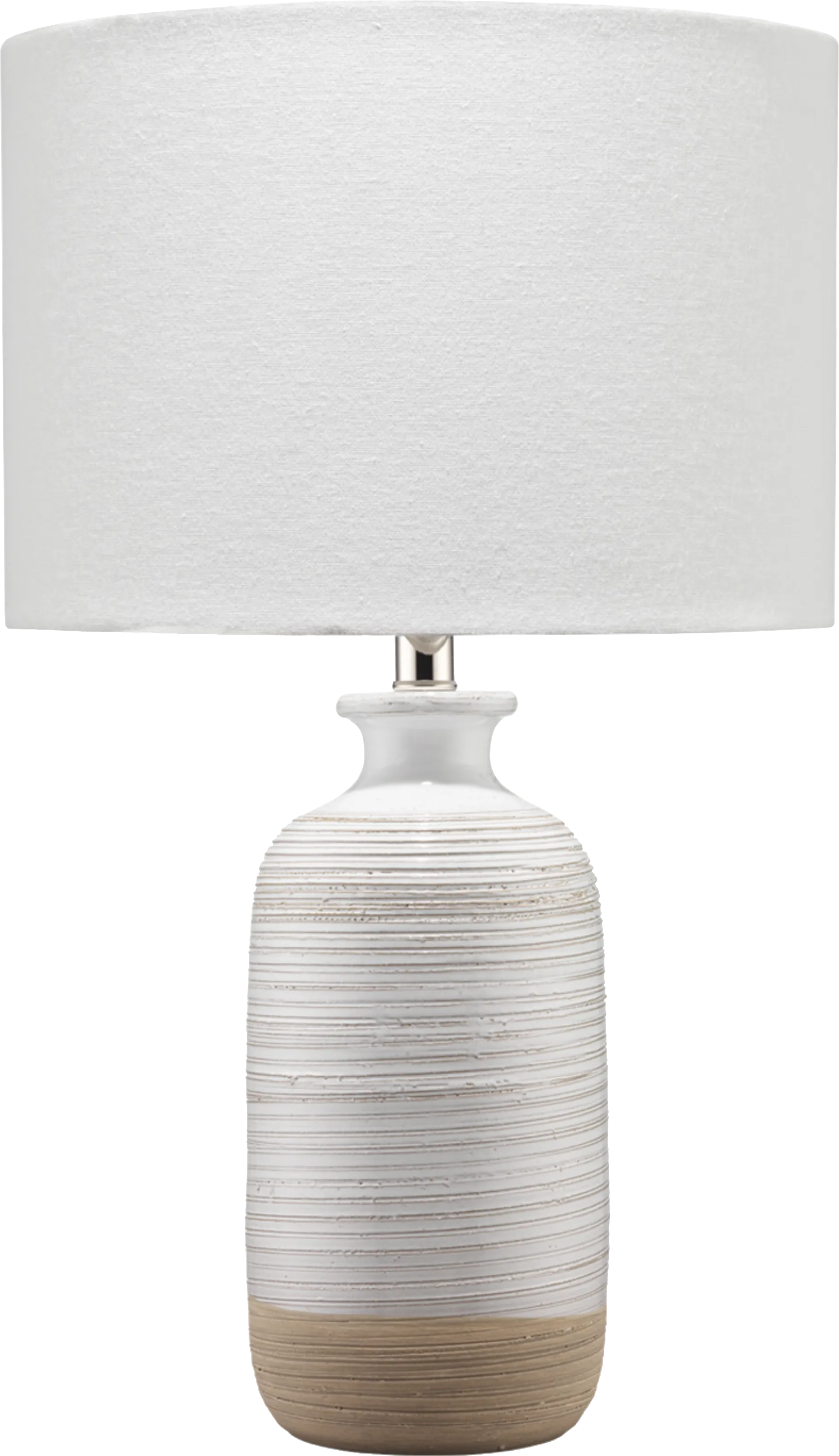 Queller Boulevard White Lamp - Image 1