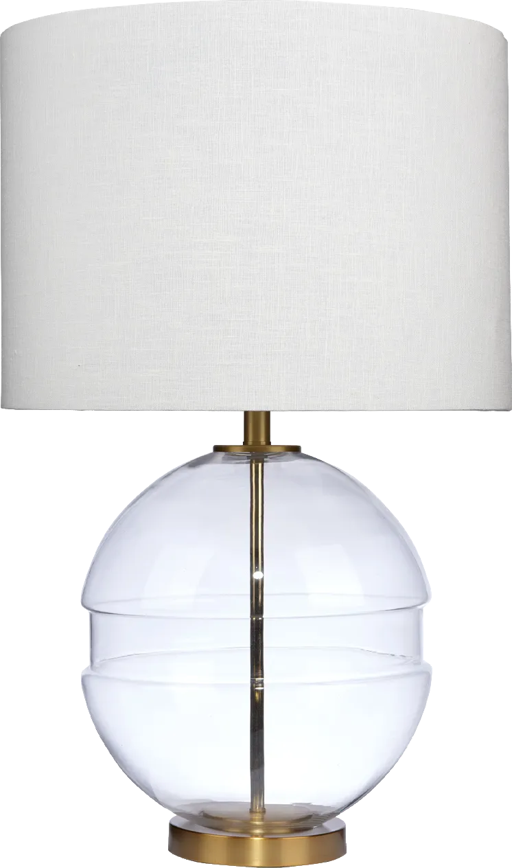 Yeats Way Brass Lamp