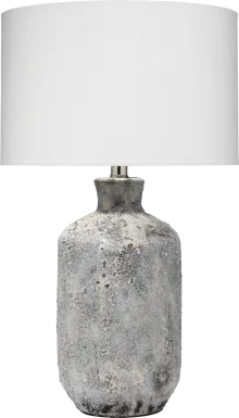 Zinnia Road Gray Lamp