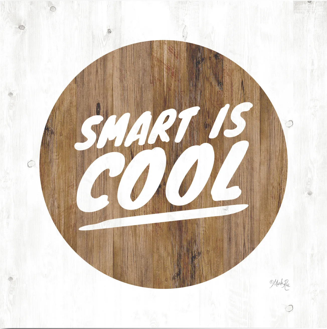 Kids Smart Hipsters Brown Artwork - Image 1