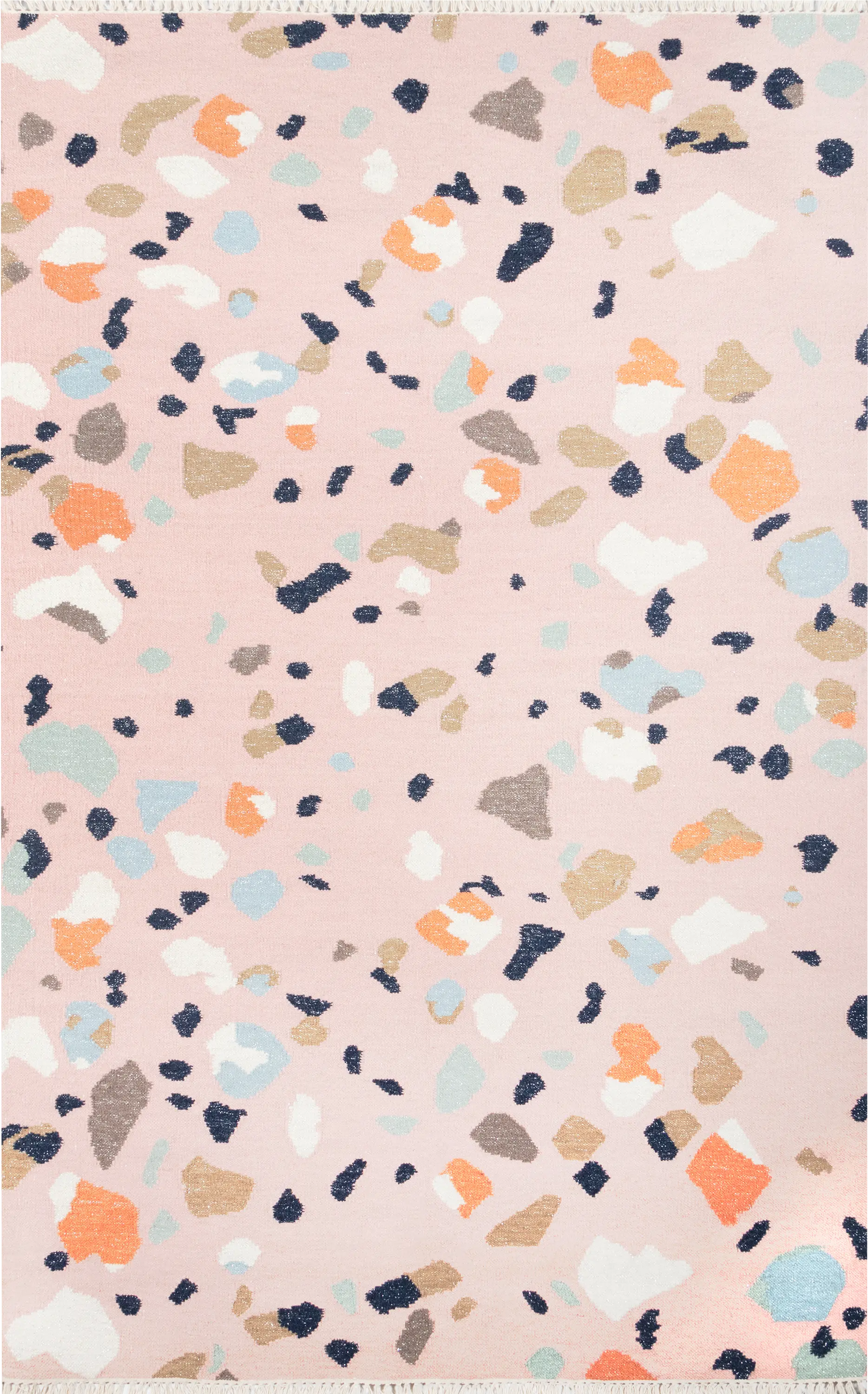 Kids Pebble Patch Pink 5' x 7'6 Rug