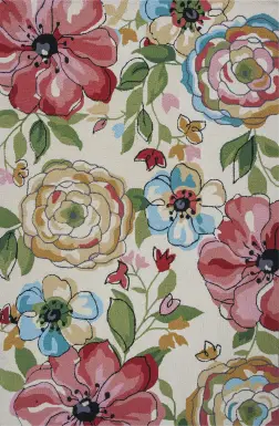 Kids Blooming Blast Multi 5' x 7'6 Rug