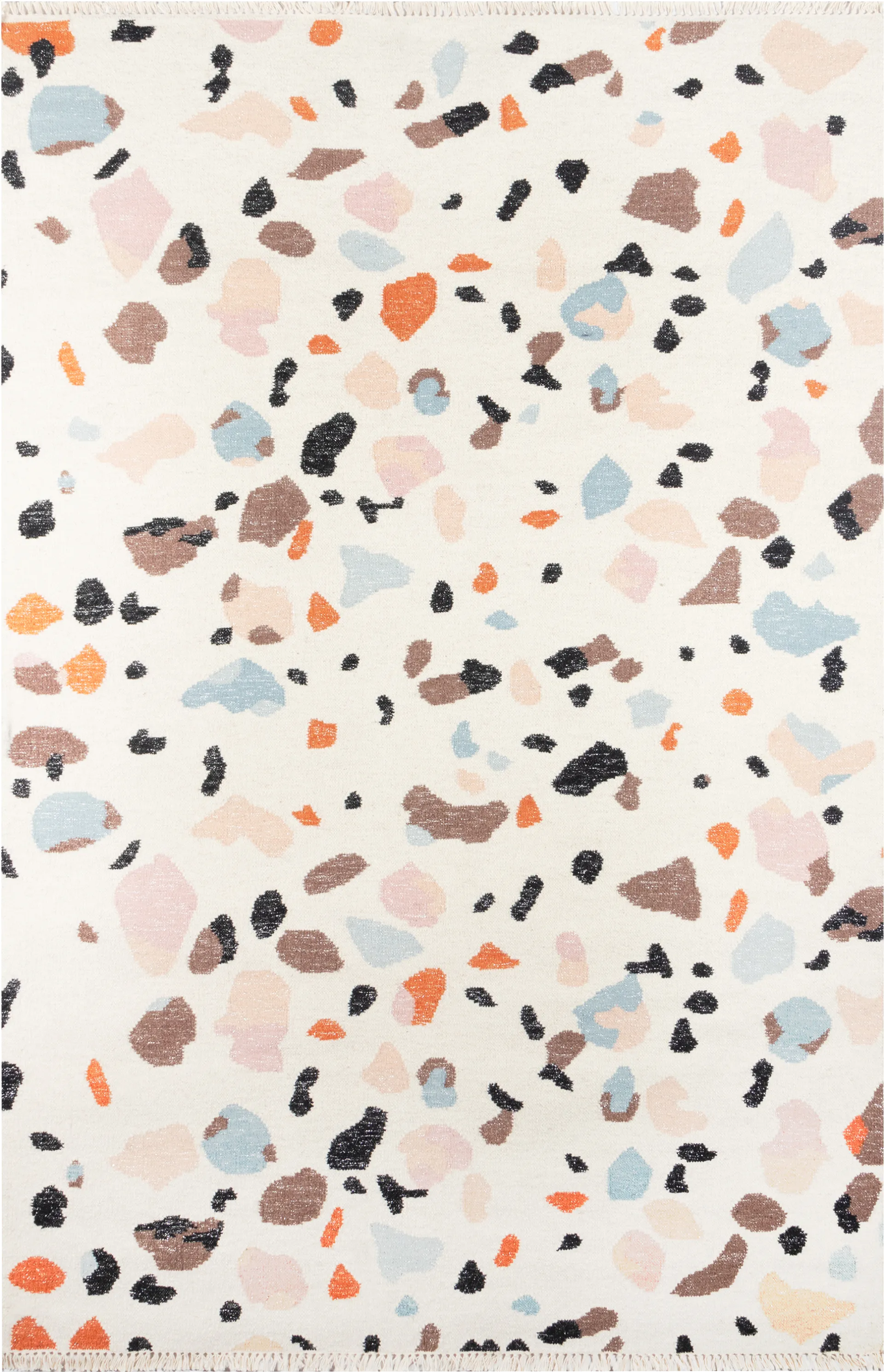 Kids Pebble Patch Ivory 3'6 x 5'6 Rug - Image 1
