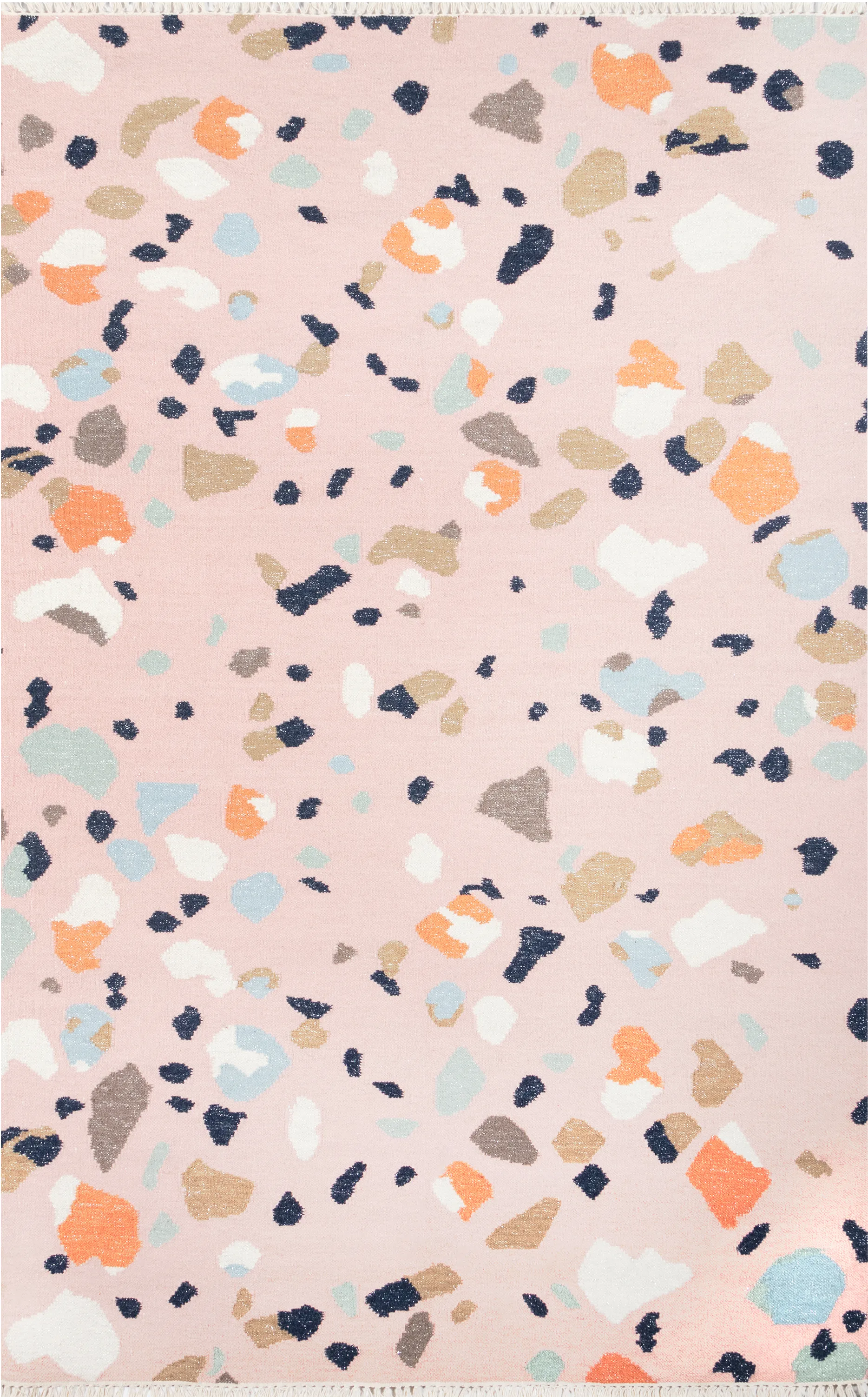 Kids Pebble Patch Pink 3'6 x 5'6 Rug - Image 1