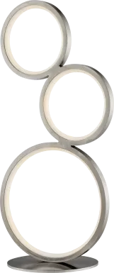 Magna Circle Nickel Lamp