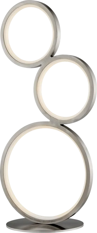 Magna Circle Nickel Lamp
