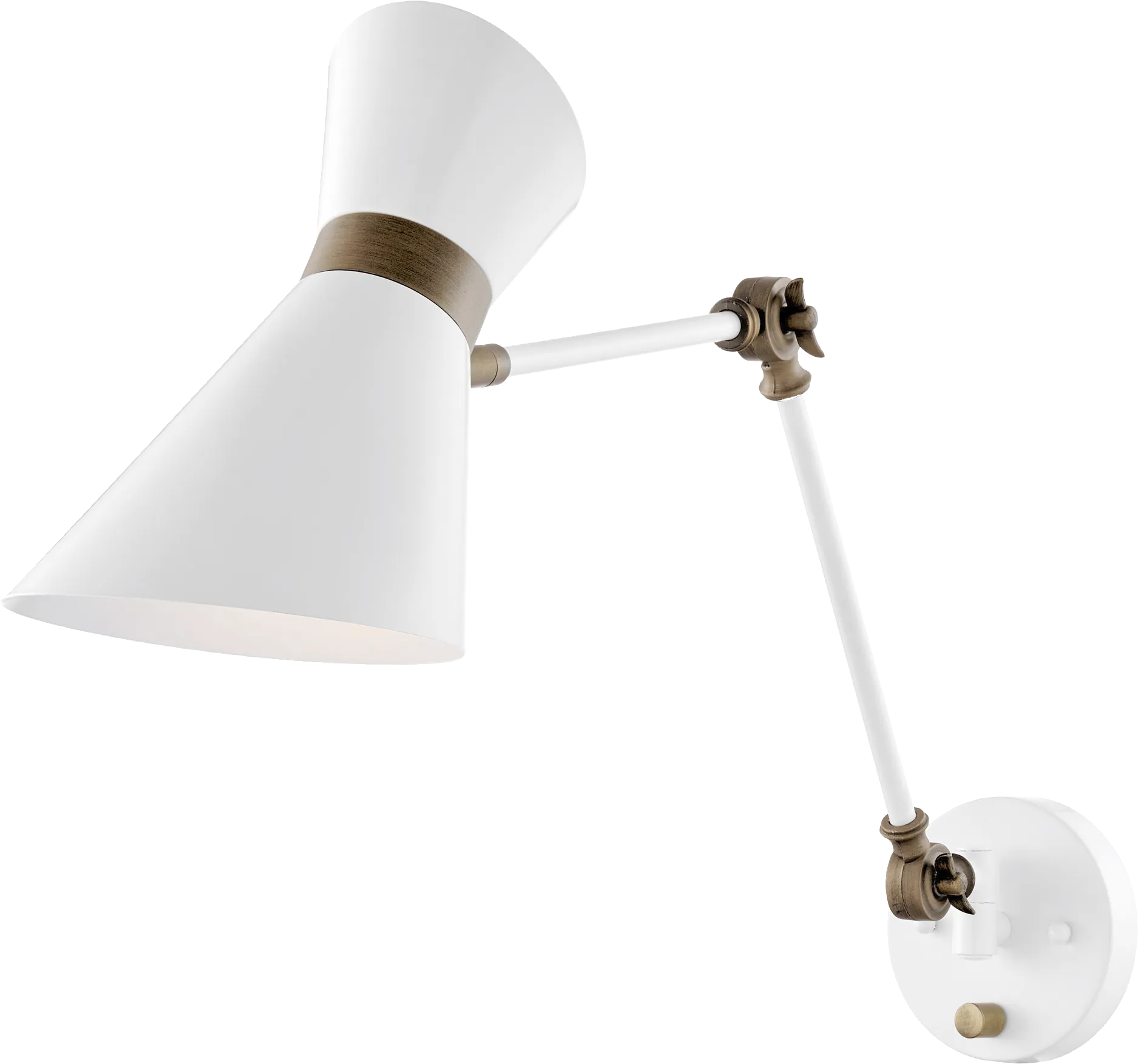 Quint Hills White Sconce - Thumbnail - Image 1