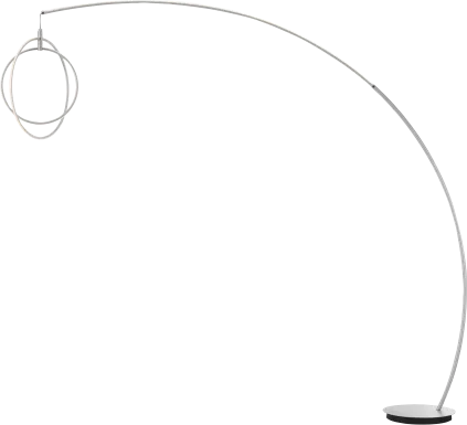 Railford Bend Silver Floor Lamp