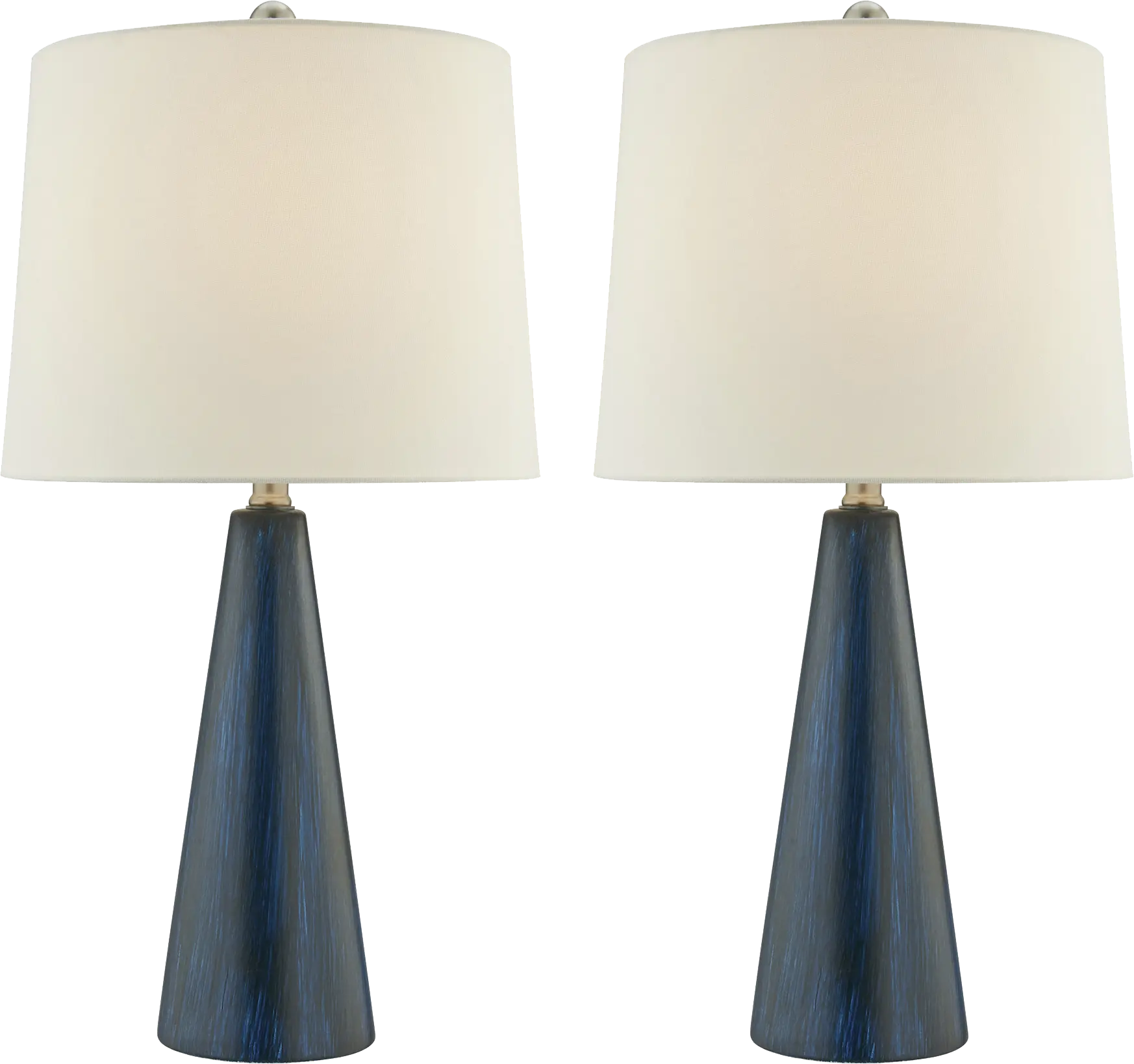 Varn Lane Blue Table Lamps, Set of 2