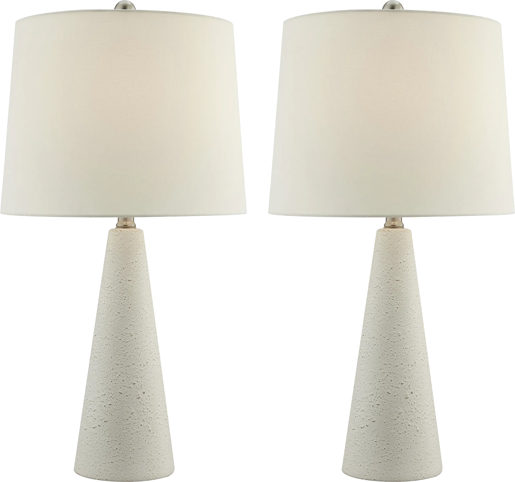 Varn Lane White Table Lamps, Set of 2 - Image 1