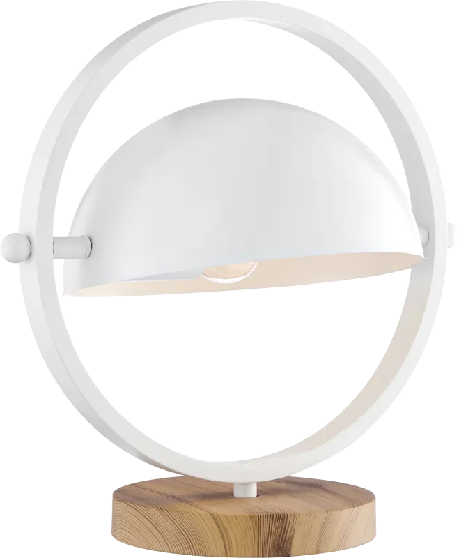 Ancroft Circle White Lamp