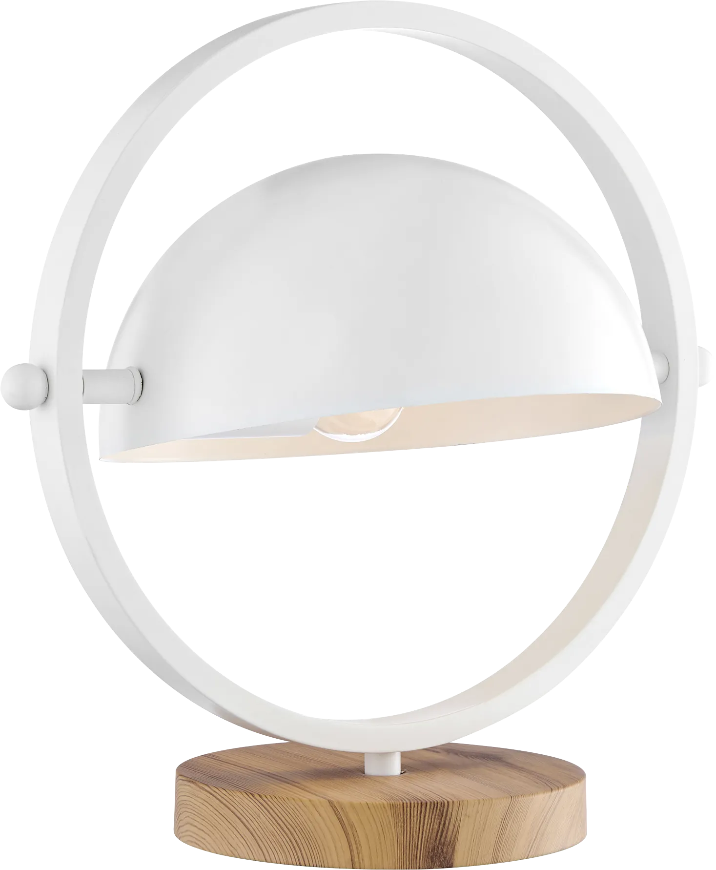 Ancroft Circle White Lamp - Image 1