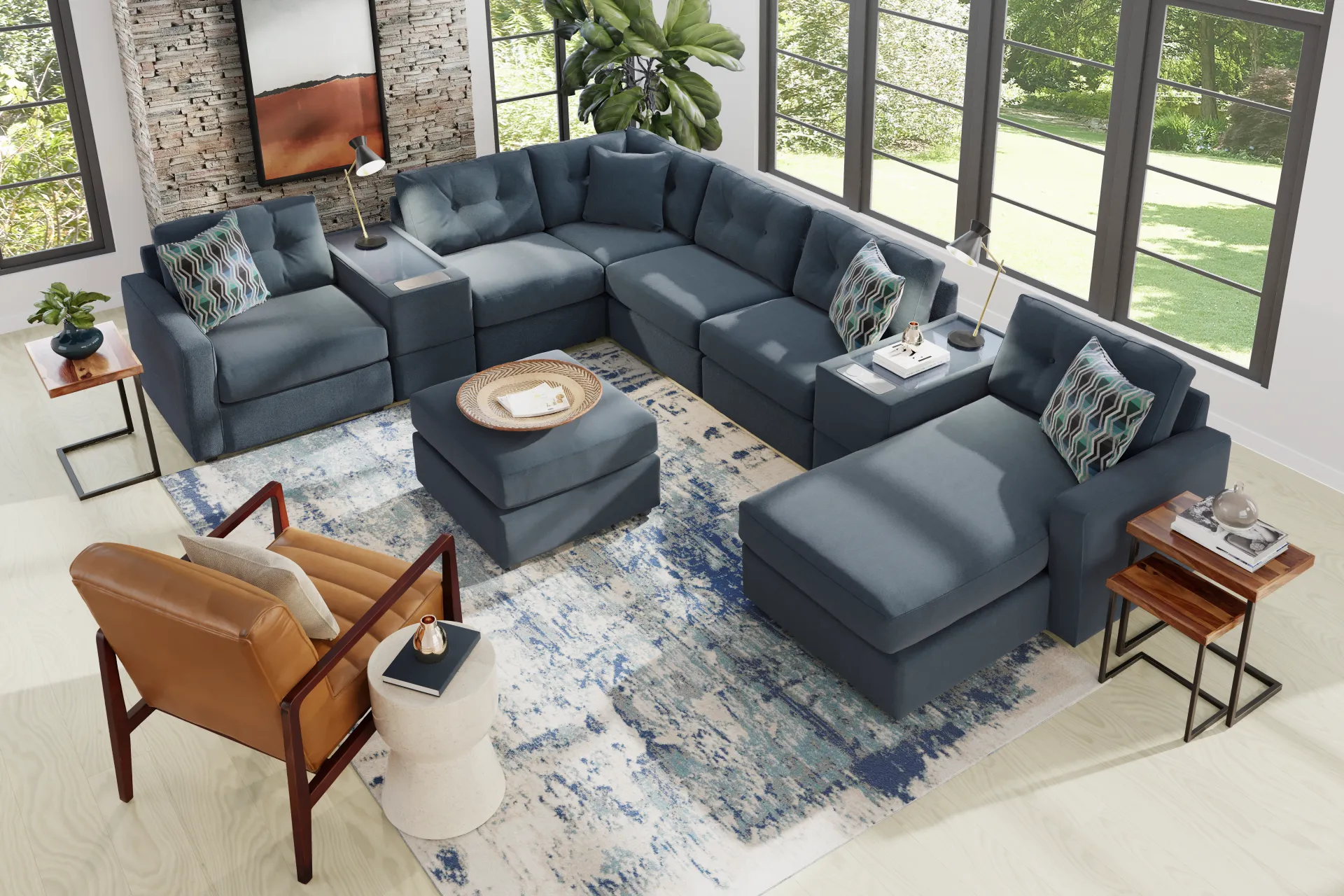 Indigo 8 Pc ModularOne with Media Consoles - Image 1