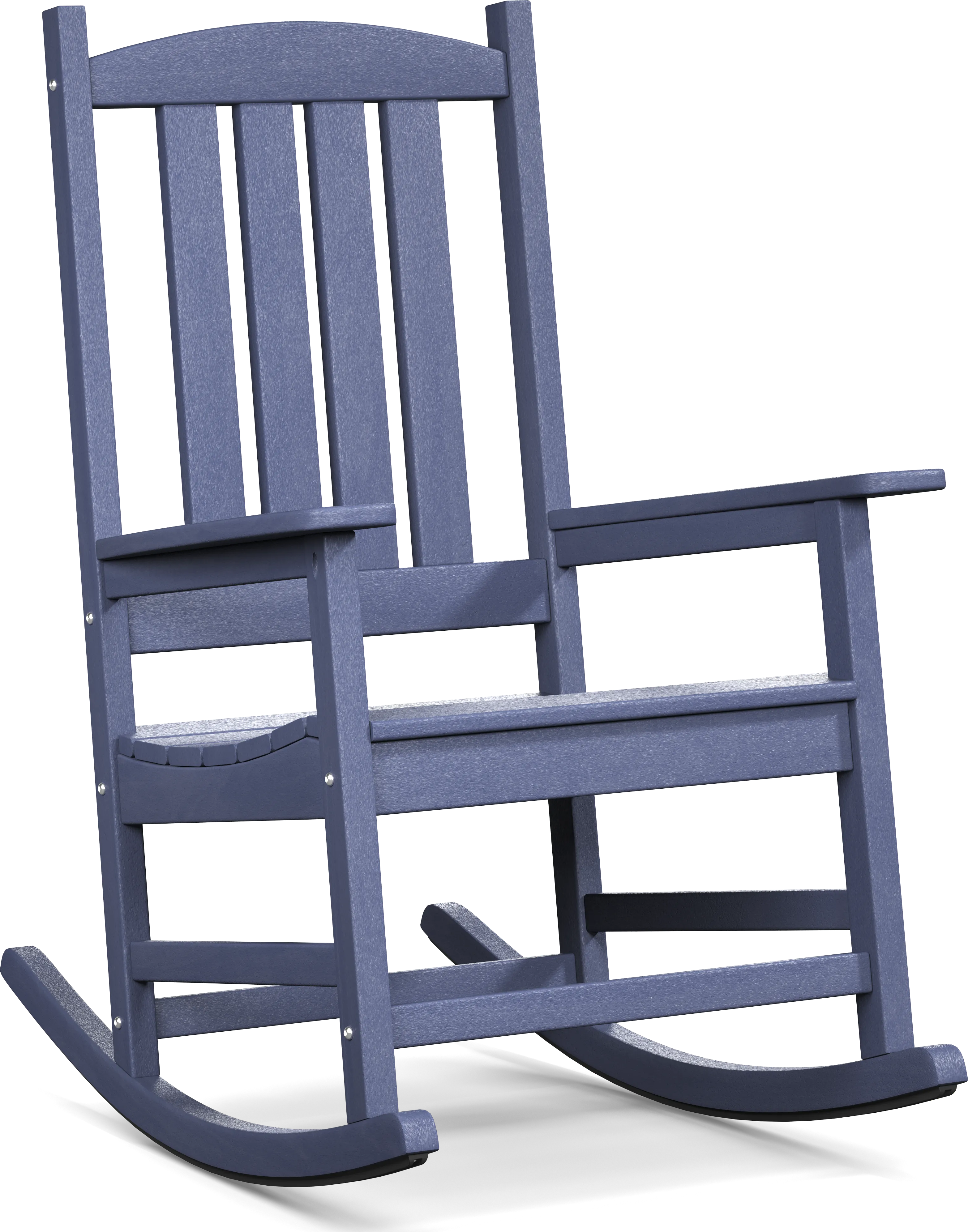 Brocky Navy Outdoor Rocking Chair - Thumbnail - Image 1