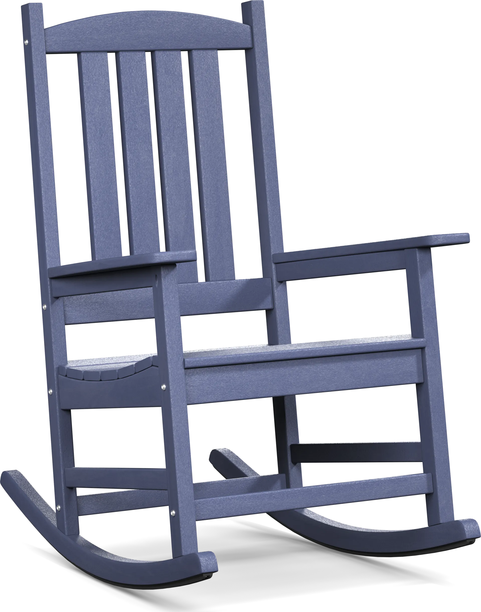 Brocky Navy Outdoor Rocking Chair - Image 1