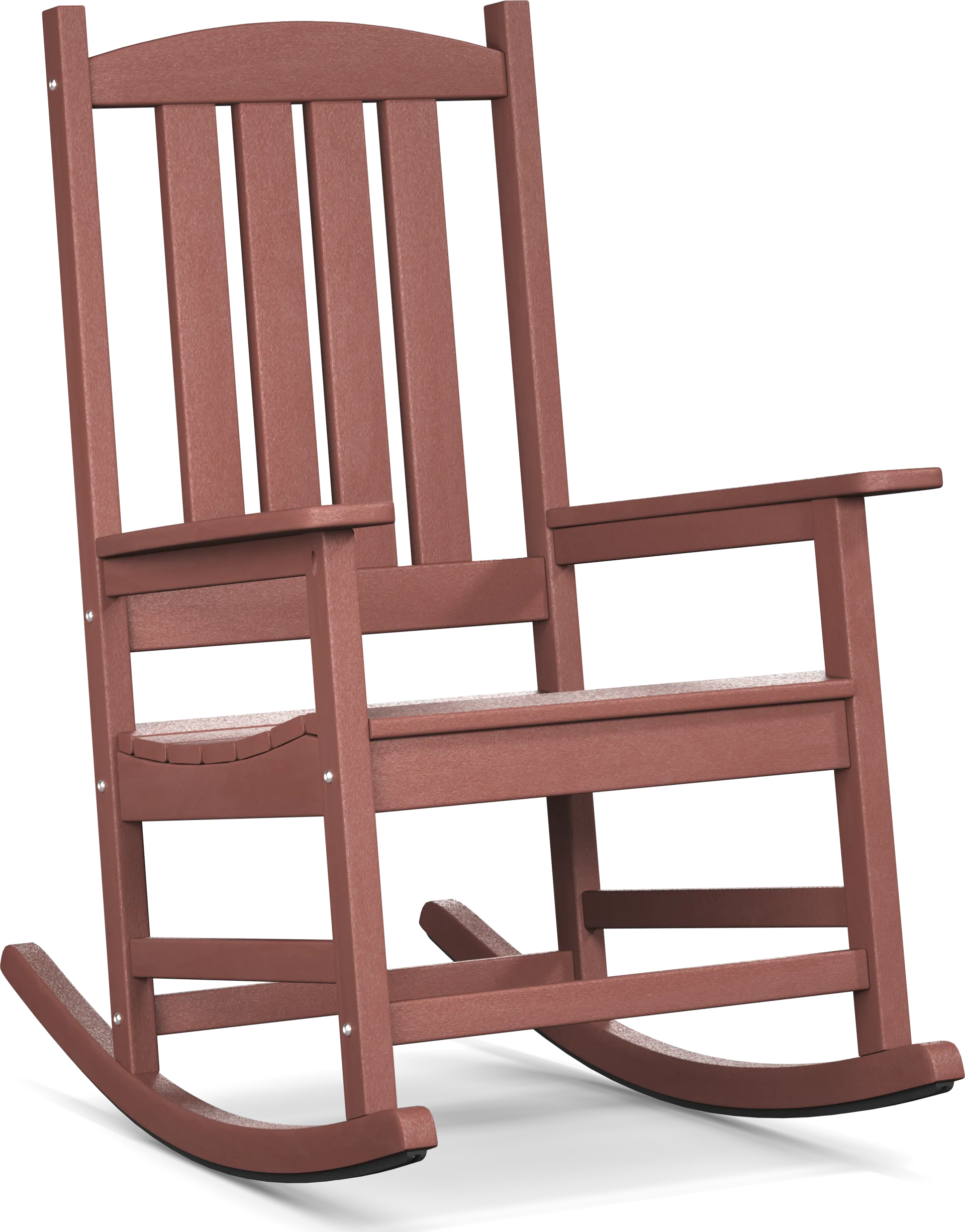 Brocky Red Outdoor Rocking Chair - Image 1