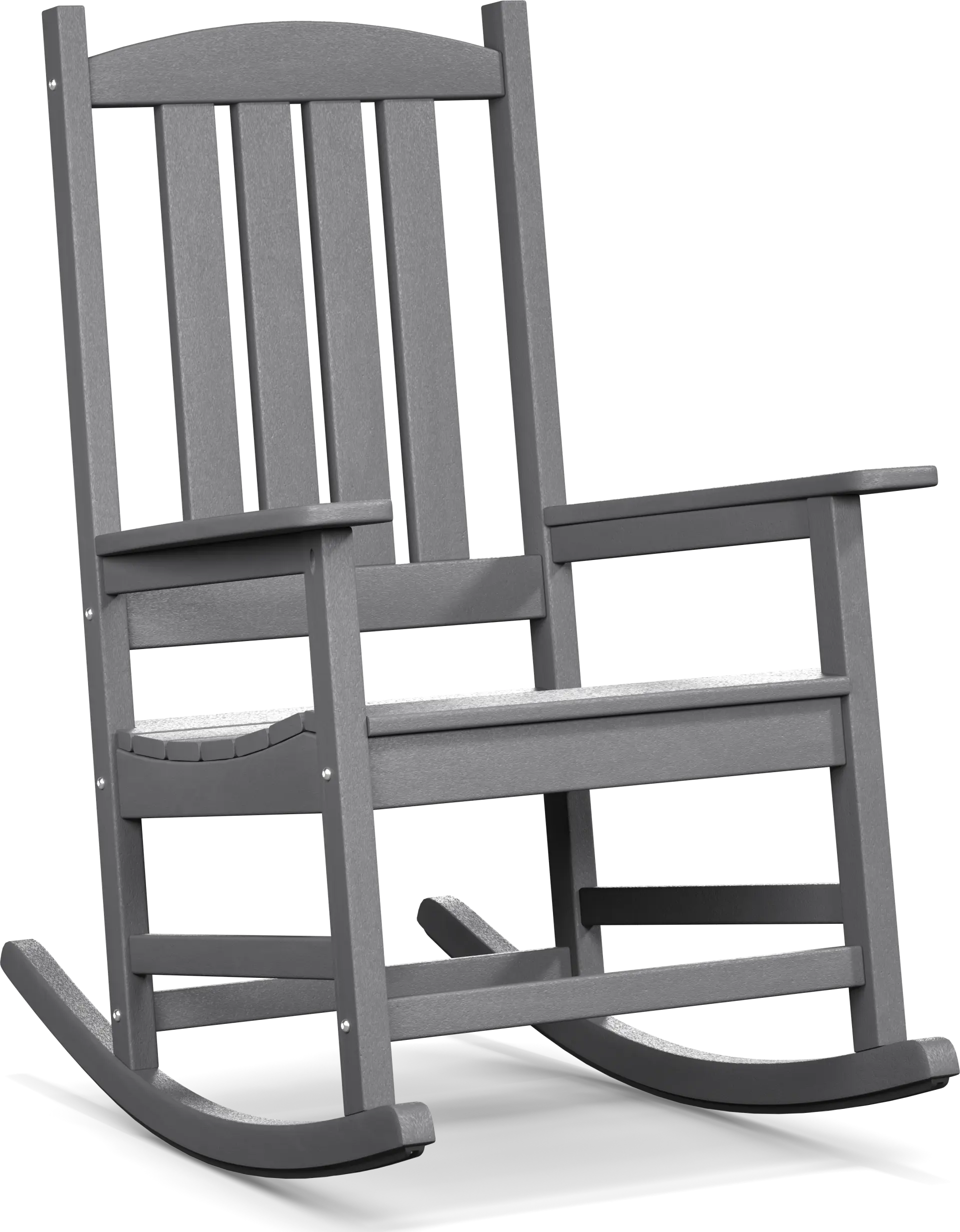 Brocky Gray Outdoor Rocking Chair