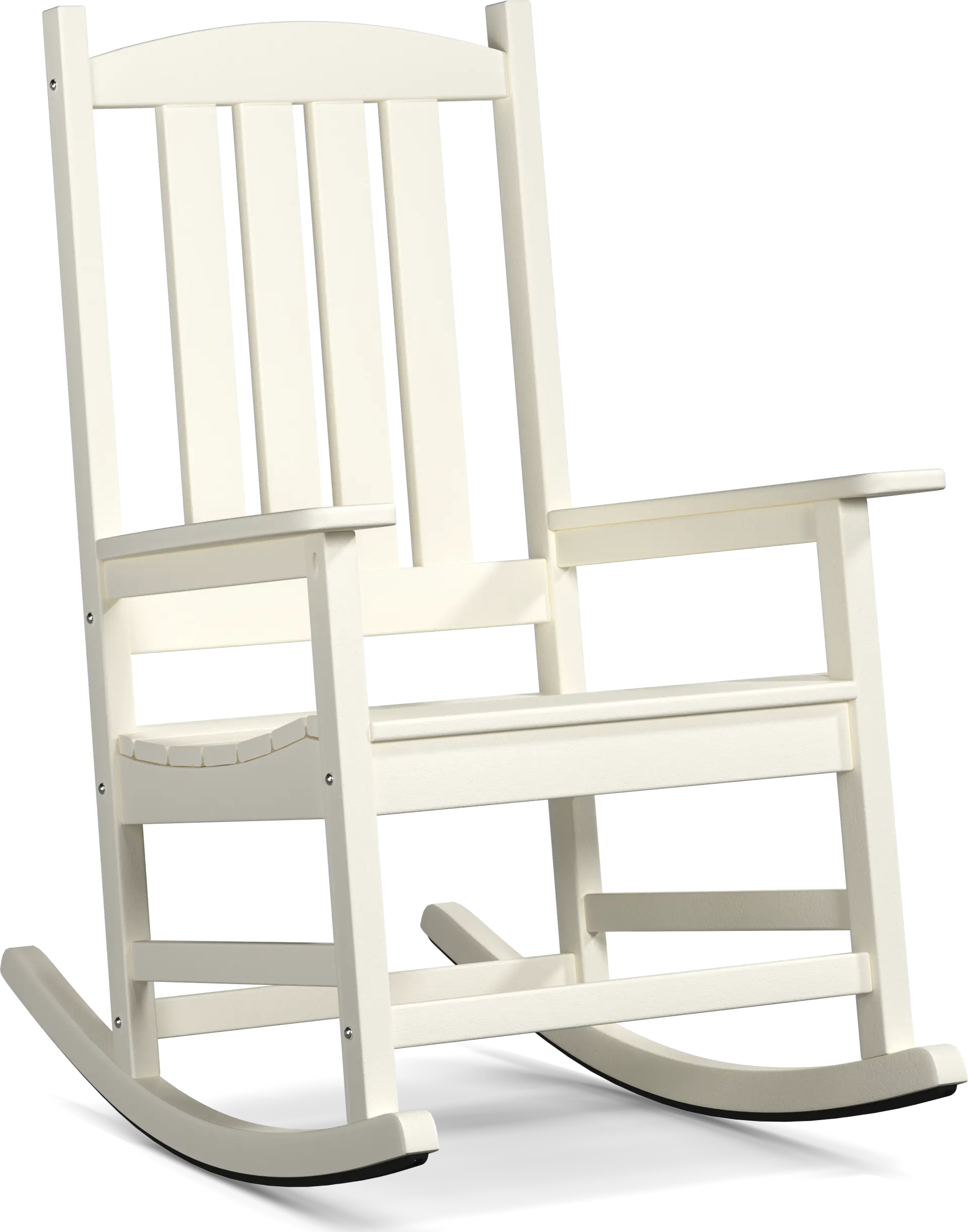 Brocky White Outdoor Rocking Chair