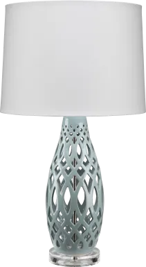 Tamarack Hollow Aqua Lamp