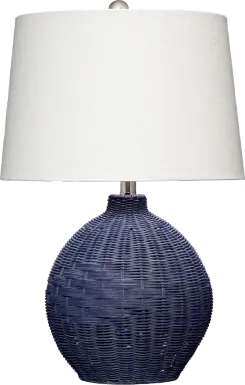 Gantt Place Blue Lamp