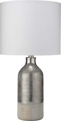 Veblem Court Silver Lamp