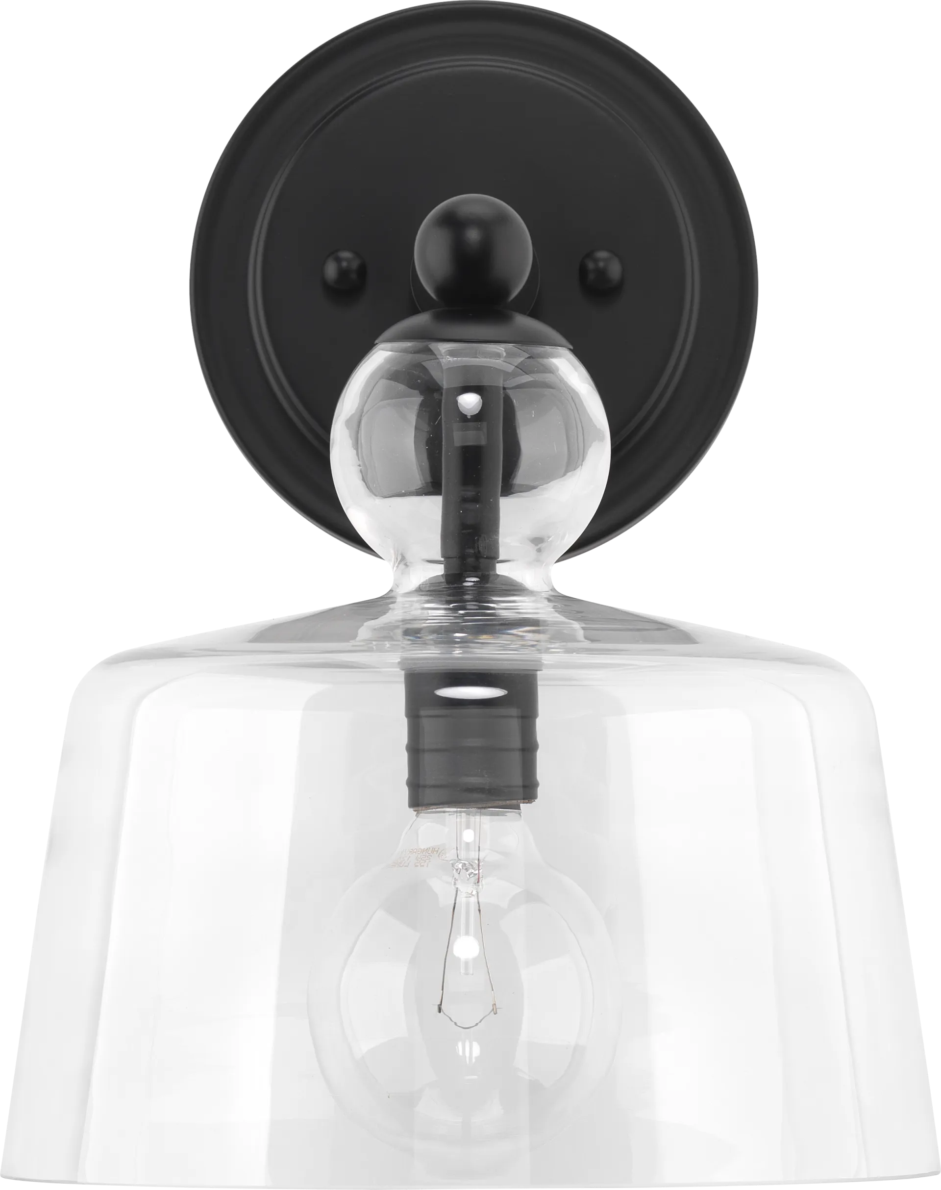 Edsel Grove Black Sconce - Image 1