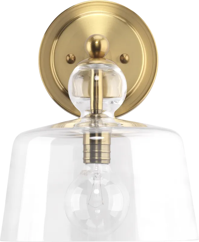 Edsel Grove Brass Sconce