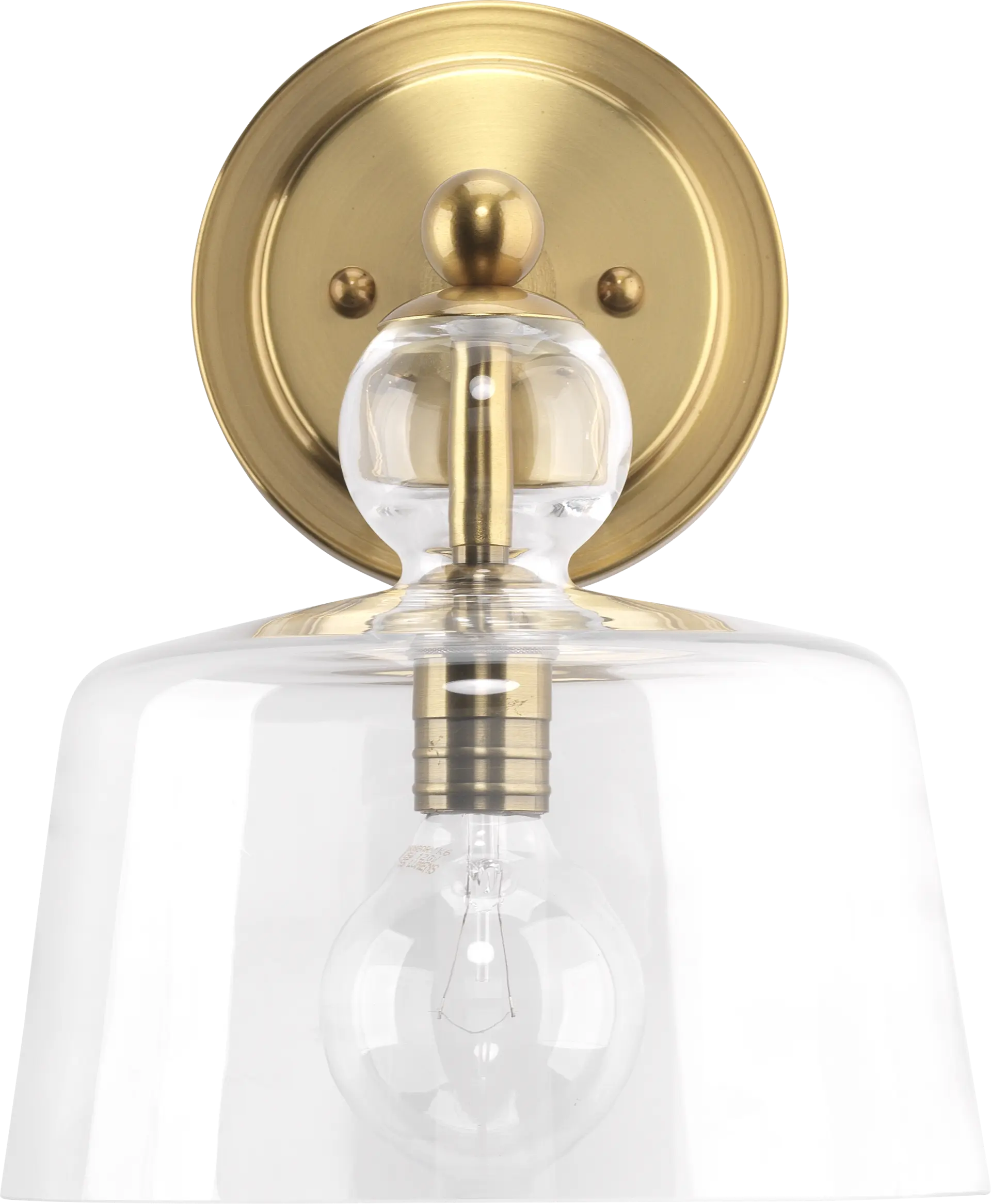 Edsel Grove Brass Sconce