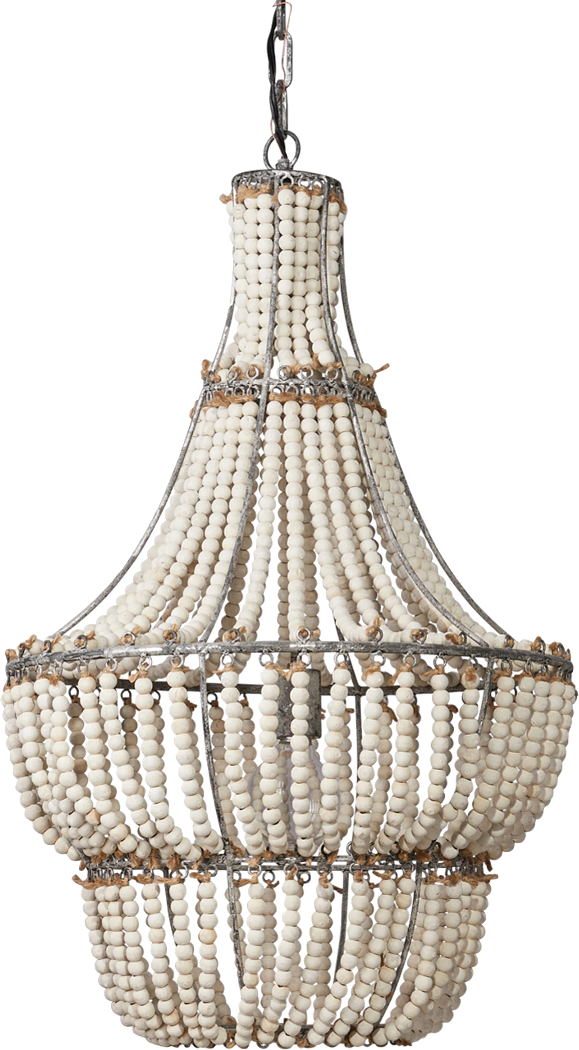 Cajon Way White Chandelier