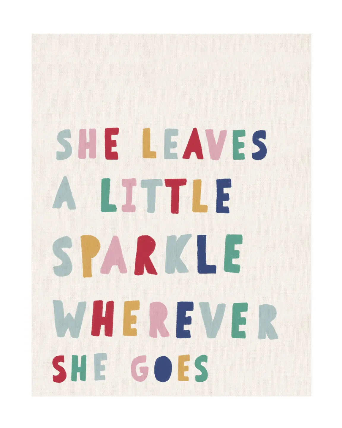 Kids Rainbow Spark Cream Artwork