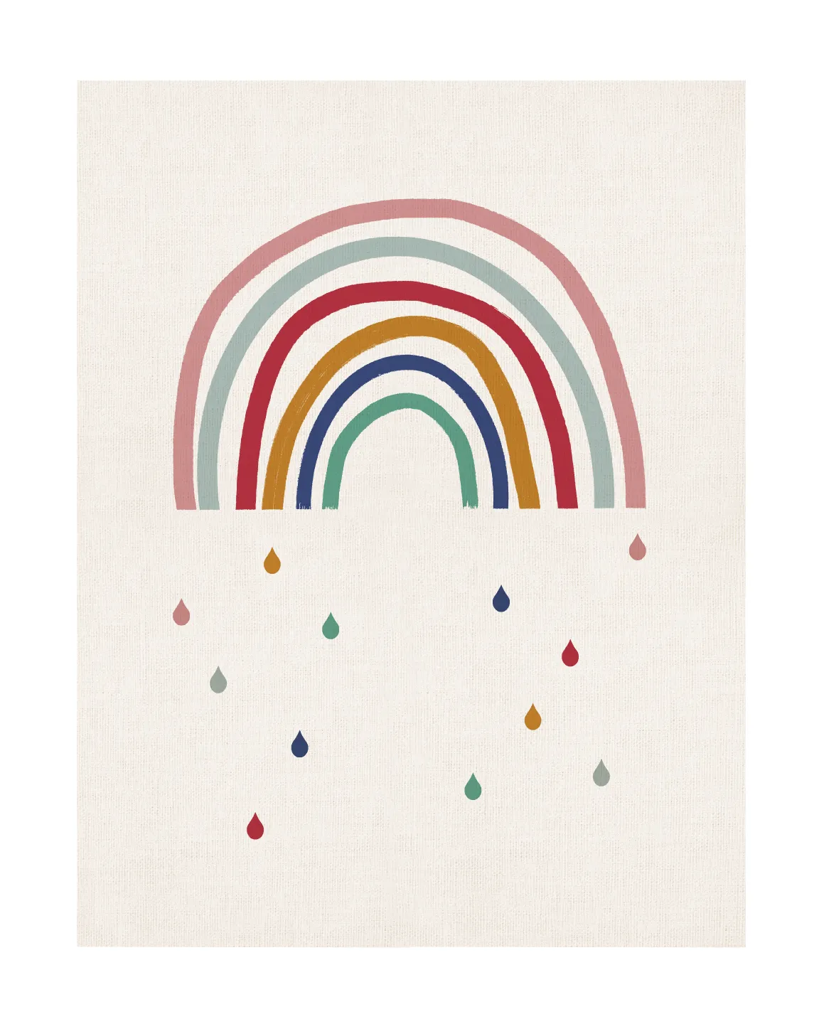 Kids Rainbow Candy Cream Artwork - Image 1