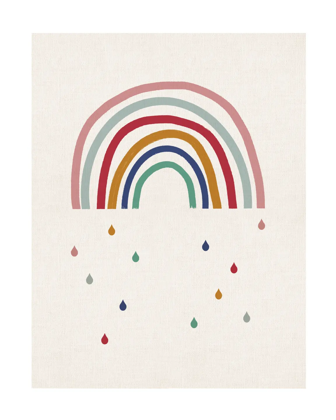 Kids Rainbow Candy Cream Artwork