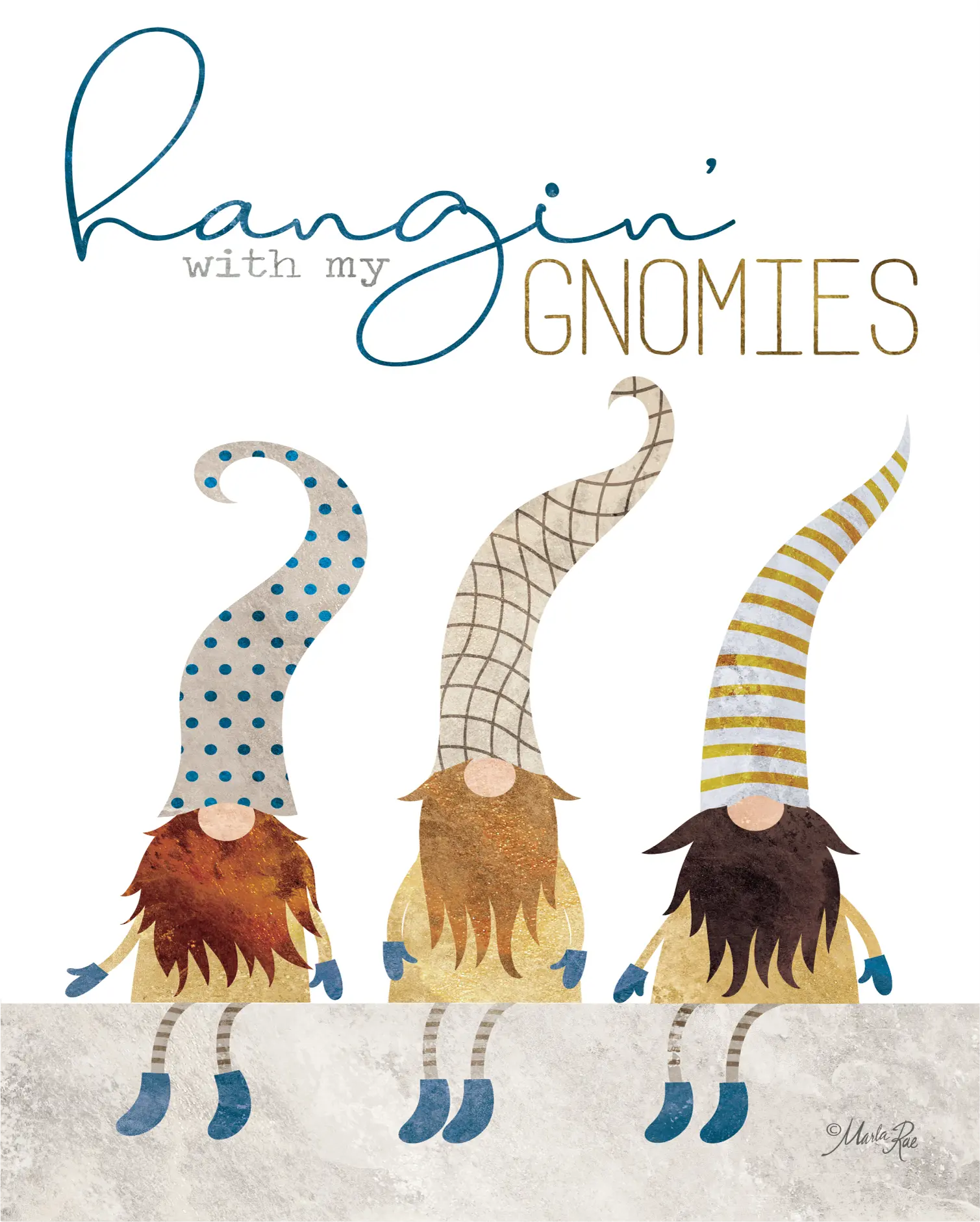 Kids Best Gnomies White Artwork