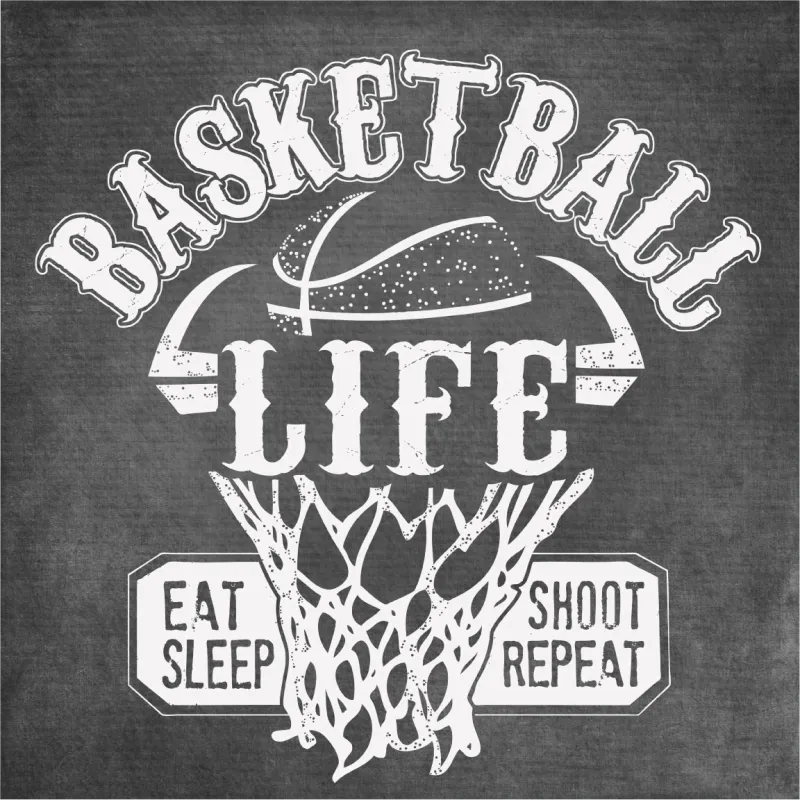 Kids Breathe Basketball Gray Artwork